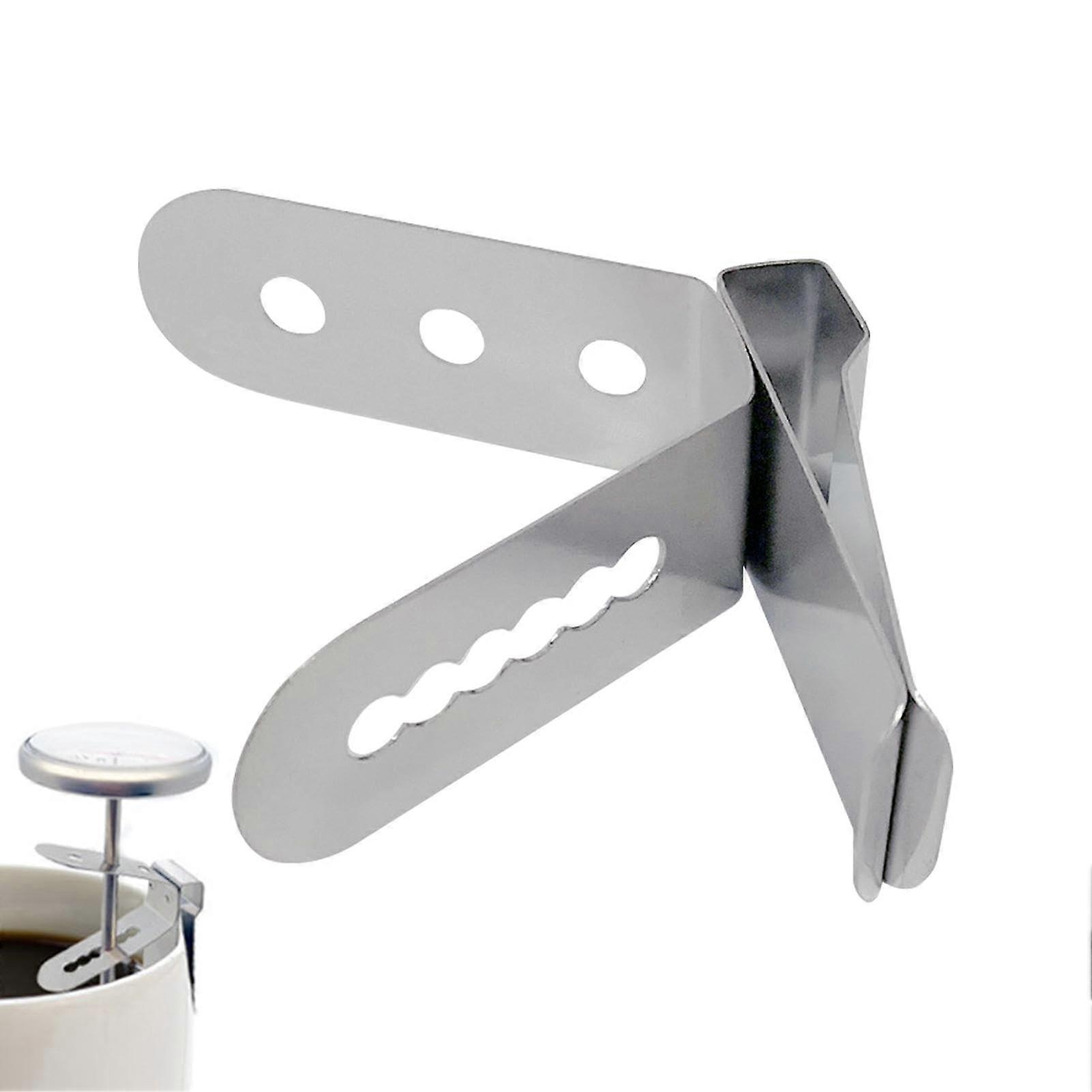 BBQ Temp Probe Clip  Stainless Steel Holders  Reusable Grill Thermometer Clips