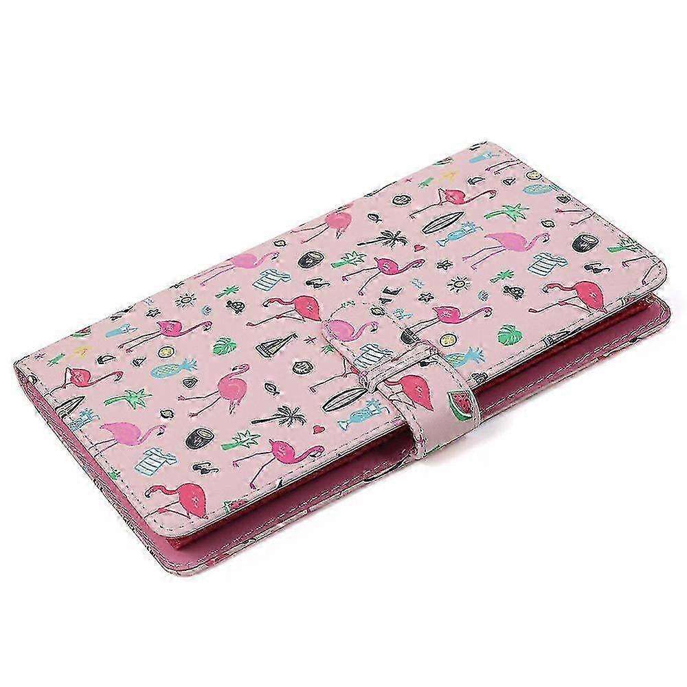 Mini Photo Album With 96 Pockets Flamingo And Watermelon Pattern