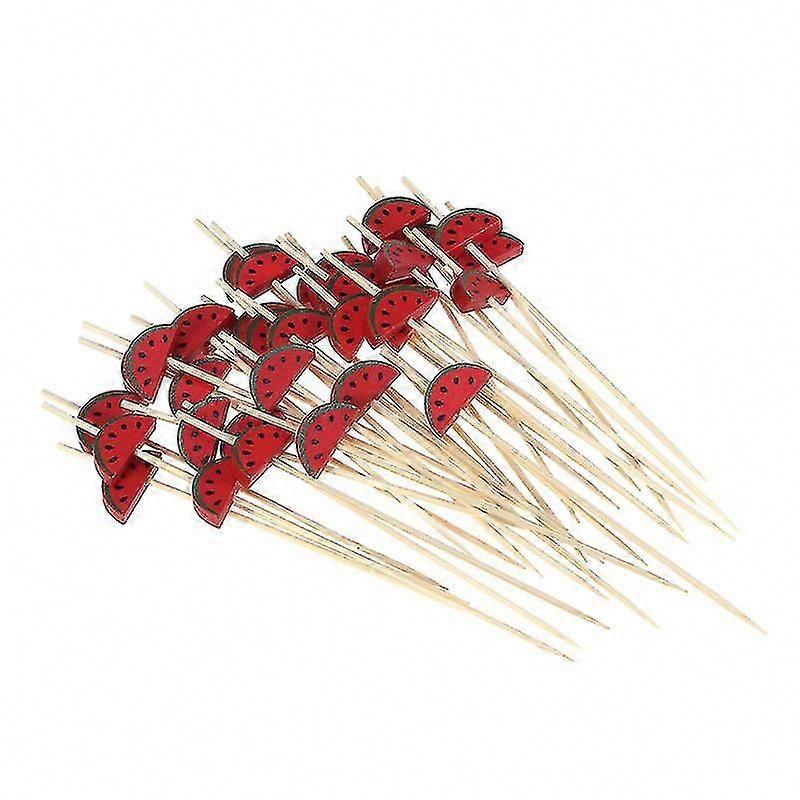 200pcs Watermelon Shaped Toothpicks for Parties and Drinks