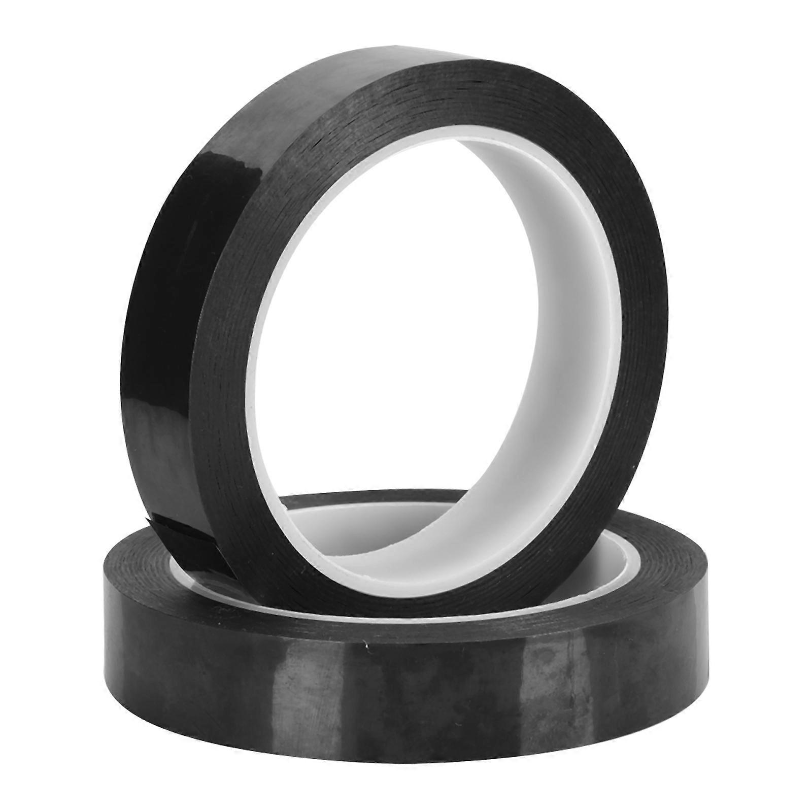 Insulation Tape Black Pet for Capacitors and Thermal Sealing with Chemical Resistance 2Pcs