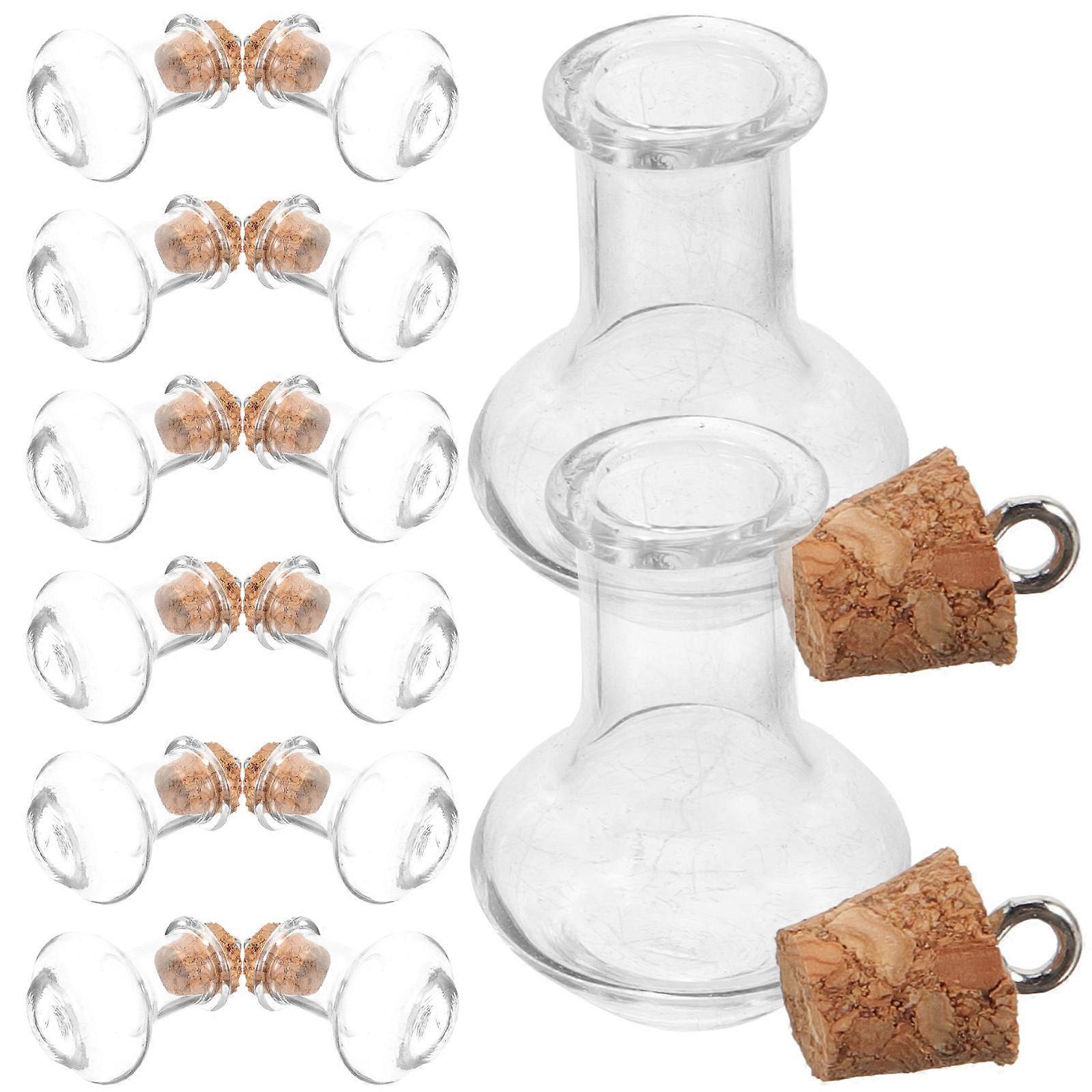 Mini Wishing Bottles Set 20pcs Portable Glass Containers with Corks for DIY Crafts, Wedding Favors, Home Decor, and Keepsakes Easy to Clean &