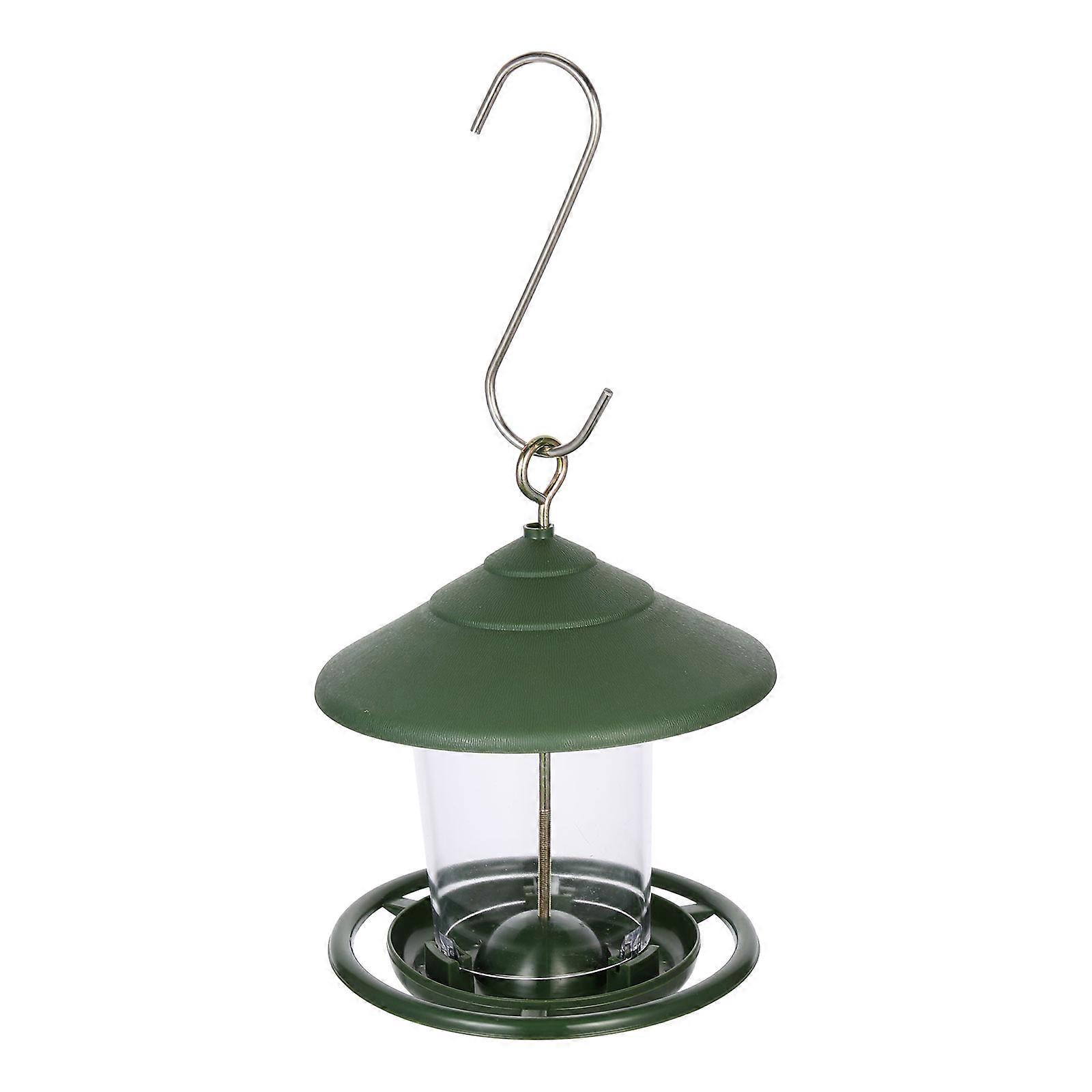 Portable Outdoor Bird Feeder with Hook – Elegant Hummingbird Feeder for Hanging, Attracts Canaries and Parrots, Durable Design for Garden Use