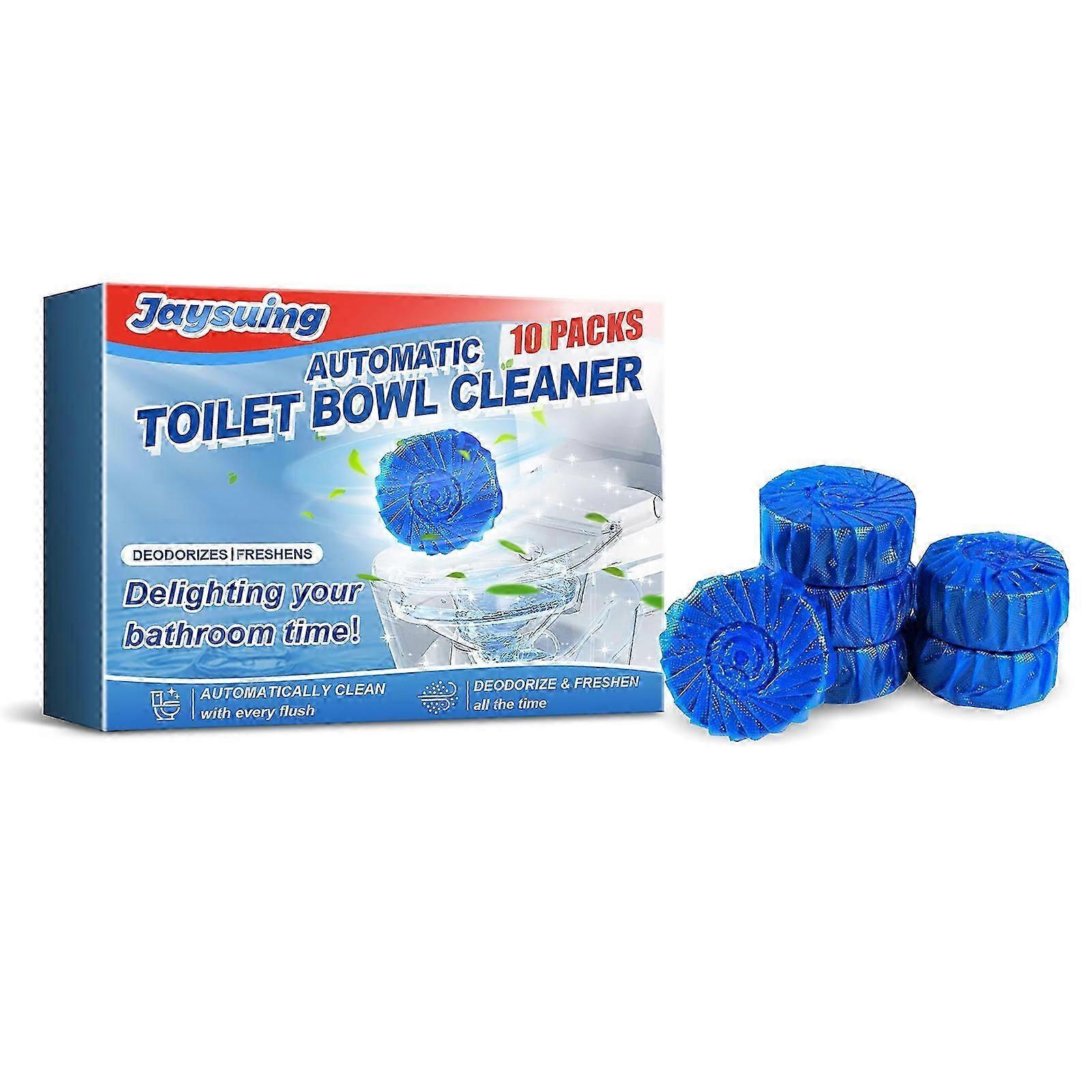 Jaysui Toilet Blue Bubble Cleaning Block for Home Use, Removing Scale, Deodorizing, Removing Odors, Refreshing Toilet Cleaning Block