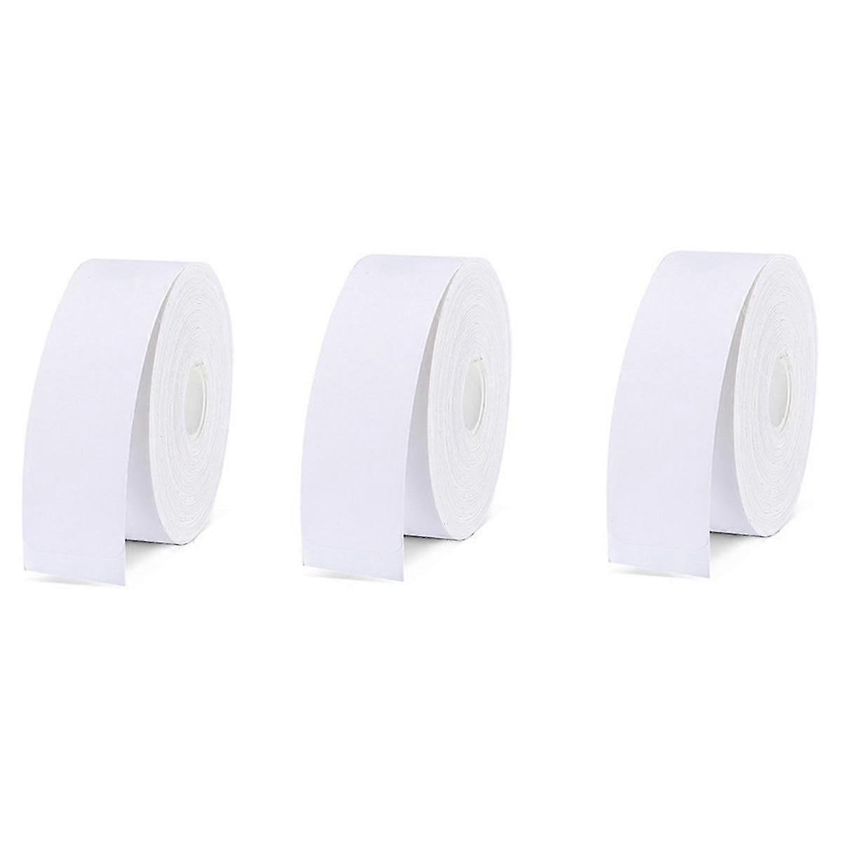 D101 D11 D110 15X50Mm White Label Printing Paper Name Sticker Adhesive Book Stationery Labeling Machine Labels Roll