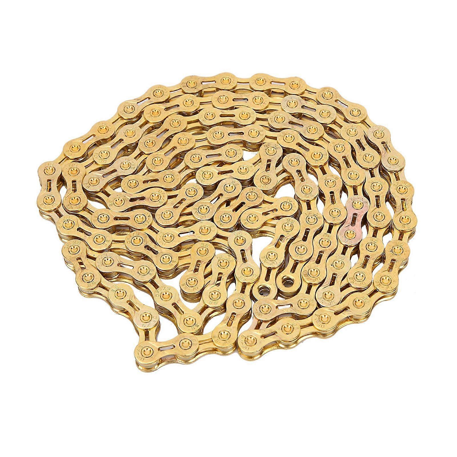 116 Links Ultralight 9 Speed Road Mountain Bike Chain Bicycle Replacement Accessory Part