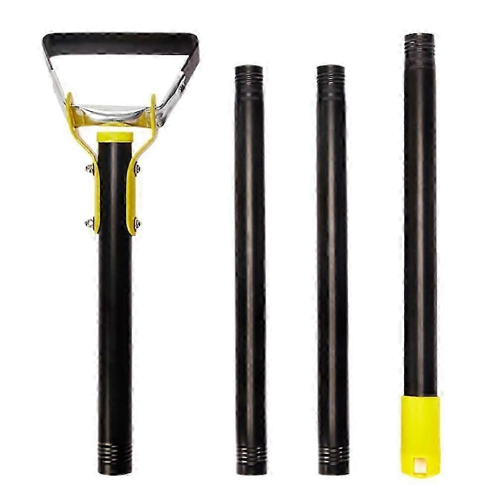 Long Handled Flexible Hoe with Stirrup Head - Efficient Weeding Tool for Garden Use