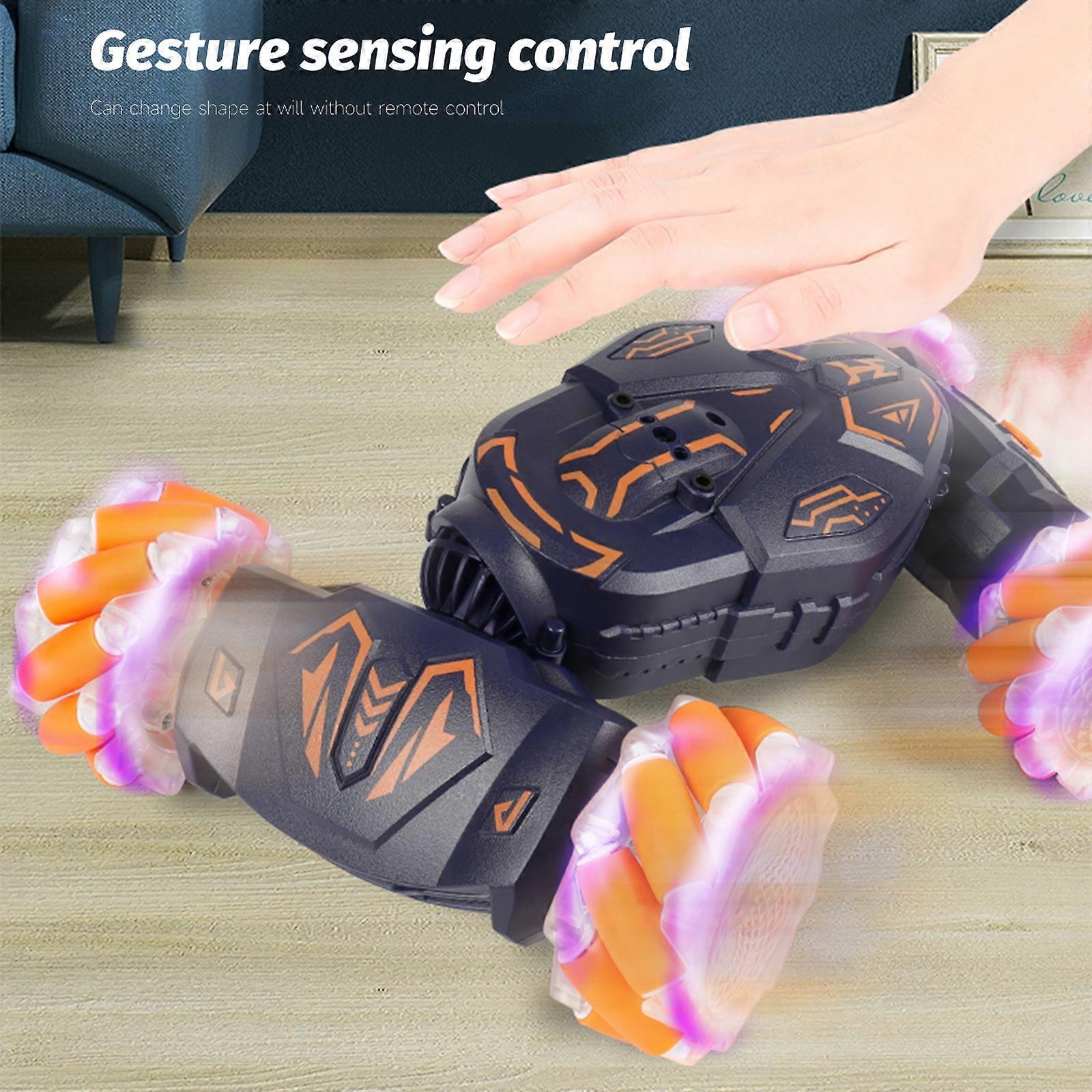 Remote Control Stunt Car 29.5x18.5x8cm Orange with 360° Flips