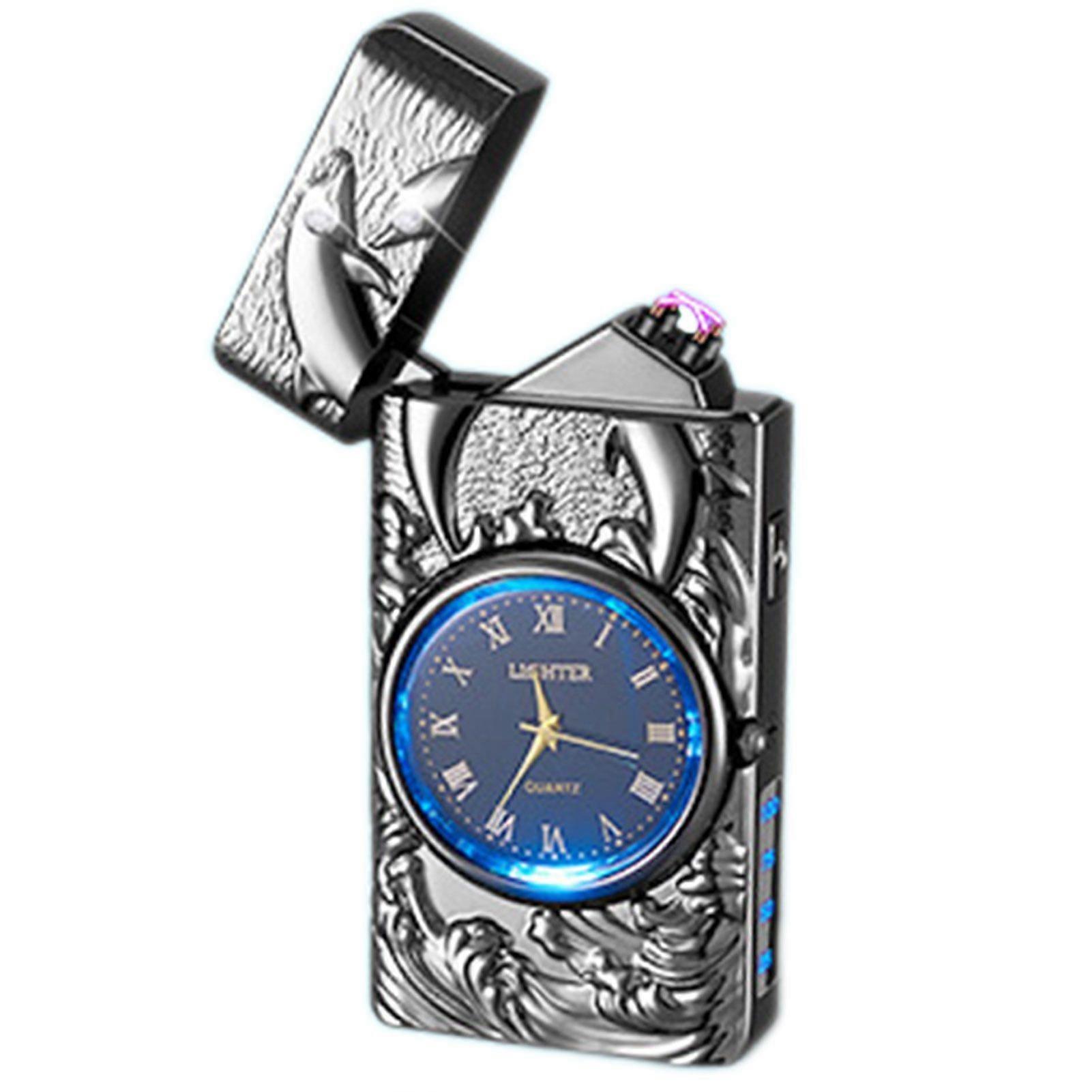 Electronic Windproof Cigarettes Lighter Lightweight Adjustables Flame Cigarettes Lighter Men Present