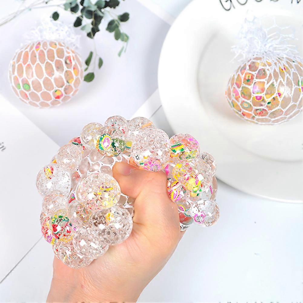 Soft Grape Decompression Balls 6cm TPR Stress Relief Toy 80g