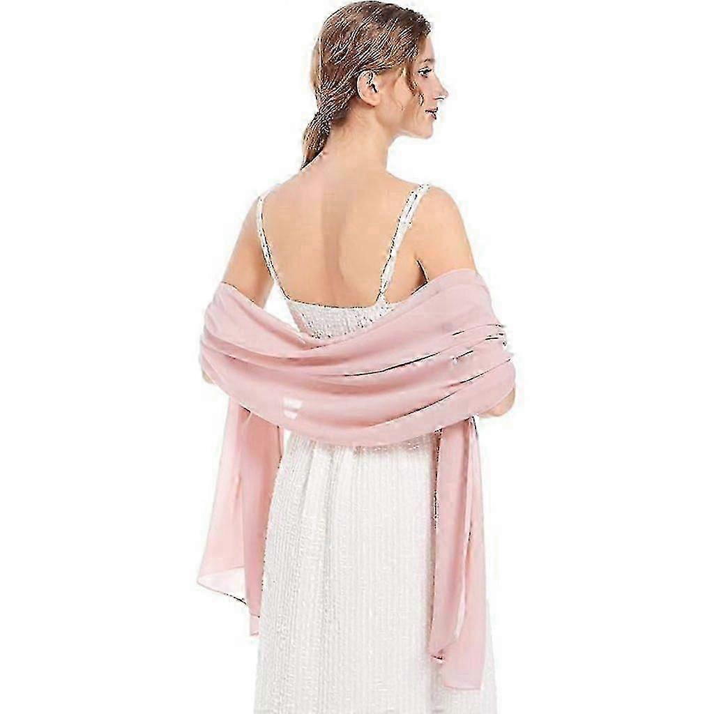 flowing chiffon shawl bridal evening dresses wedding soft