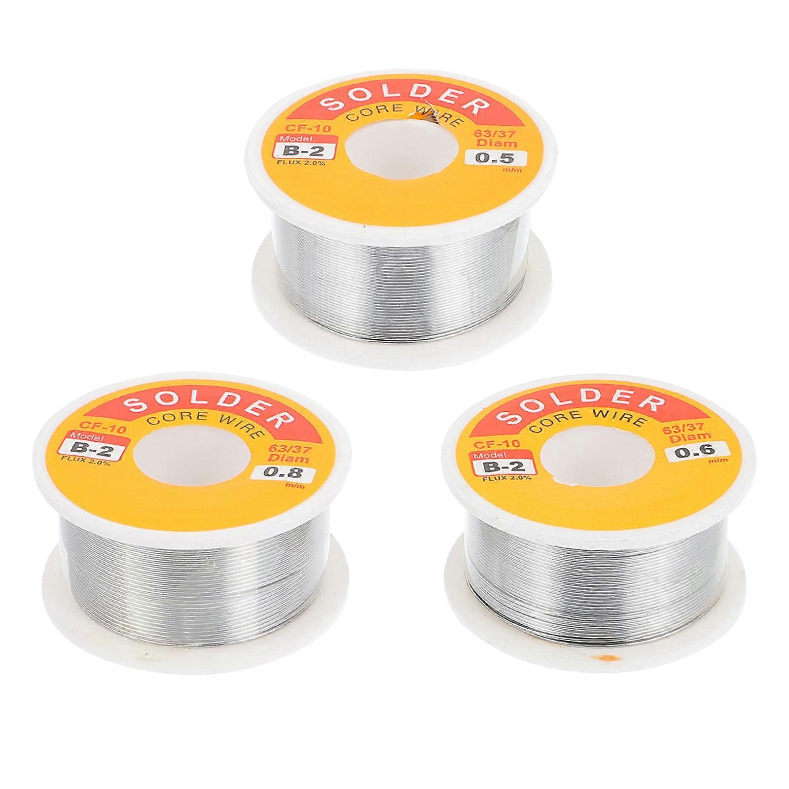 Flux Welding Solder Wires for Welding 3 Rolls Portable Tin Wire