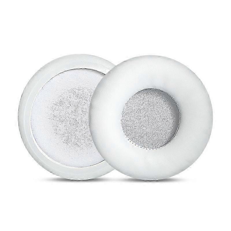 2pcs Earpads For ATH-AR3BT White Protein Leather