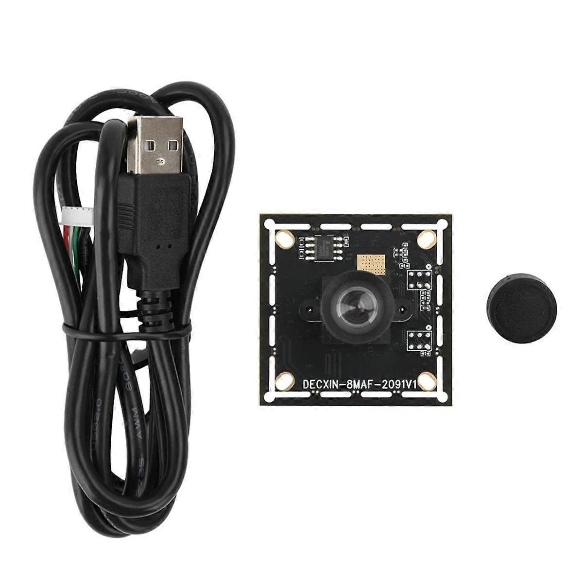 IMX179 8MP HD Camera Module Fixed Focus Wide Angle Face Recognition/Document Scanning USB Camera for Machine Vision