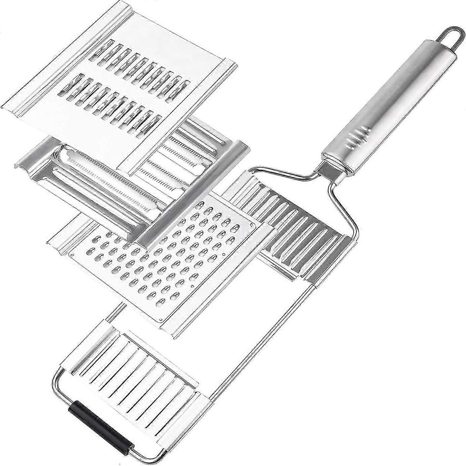 Stainless Steel Cheese Grater Handheld Shredder Tool Adjustable Kitchen Tool