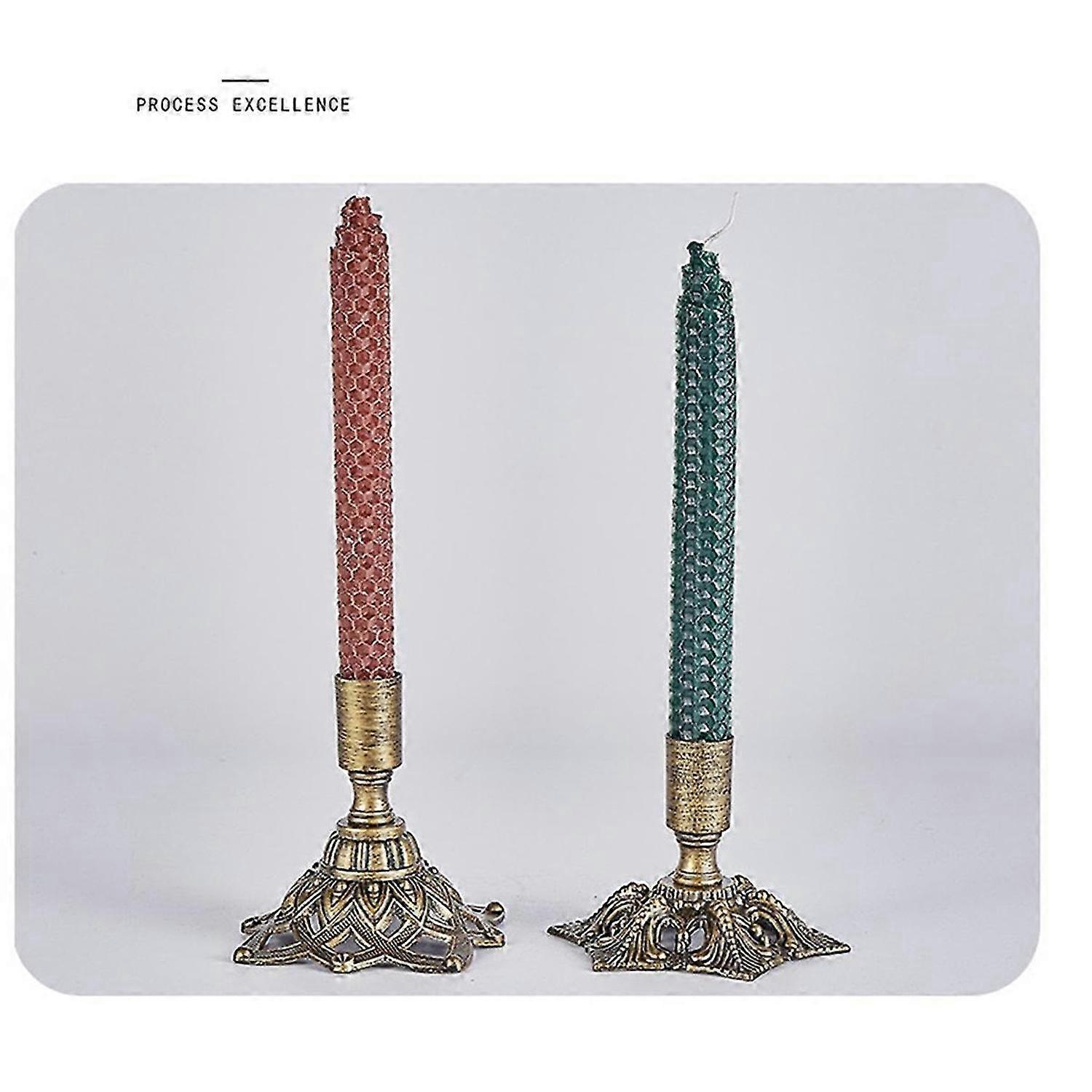 2pcs Candlestick Holders,Taper Candle Holder