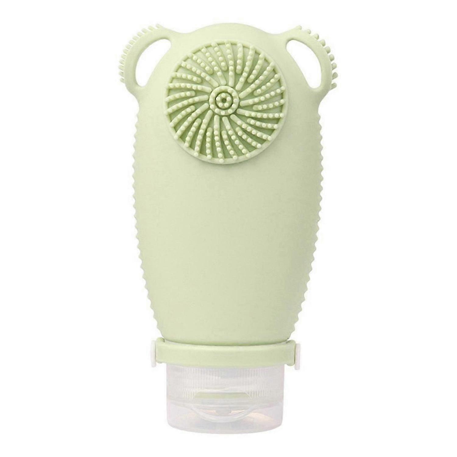 Silicone Travel Refillable Bottle Cleansing Brush Portable Shampoo Bottles Lotion Cosmetics Container H