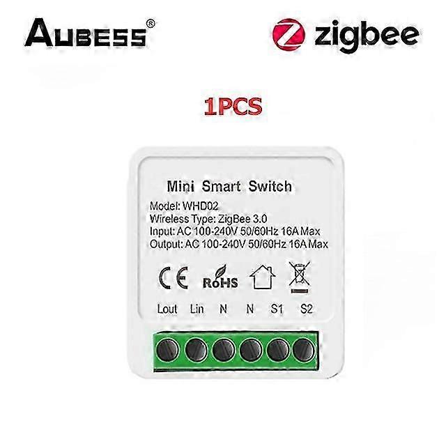 Tuya Zigbee / Wifi MINI 16A Smart Switch 2-Way Control Switch Smart Life