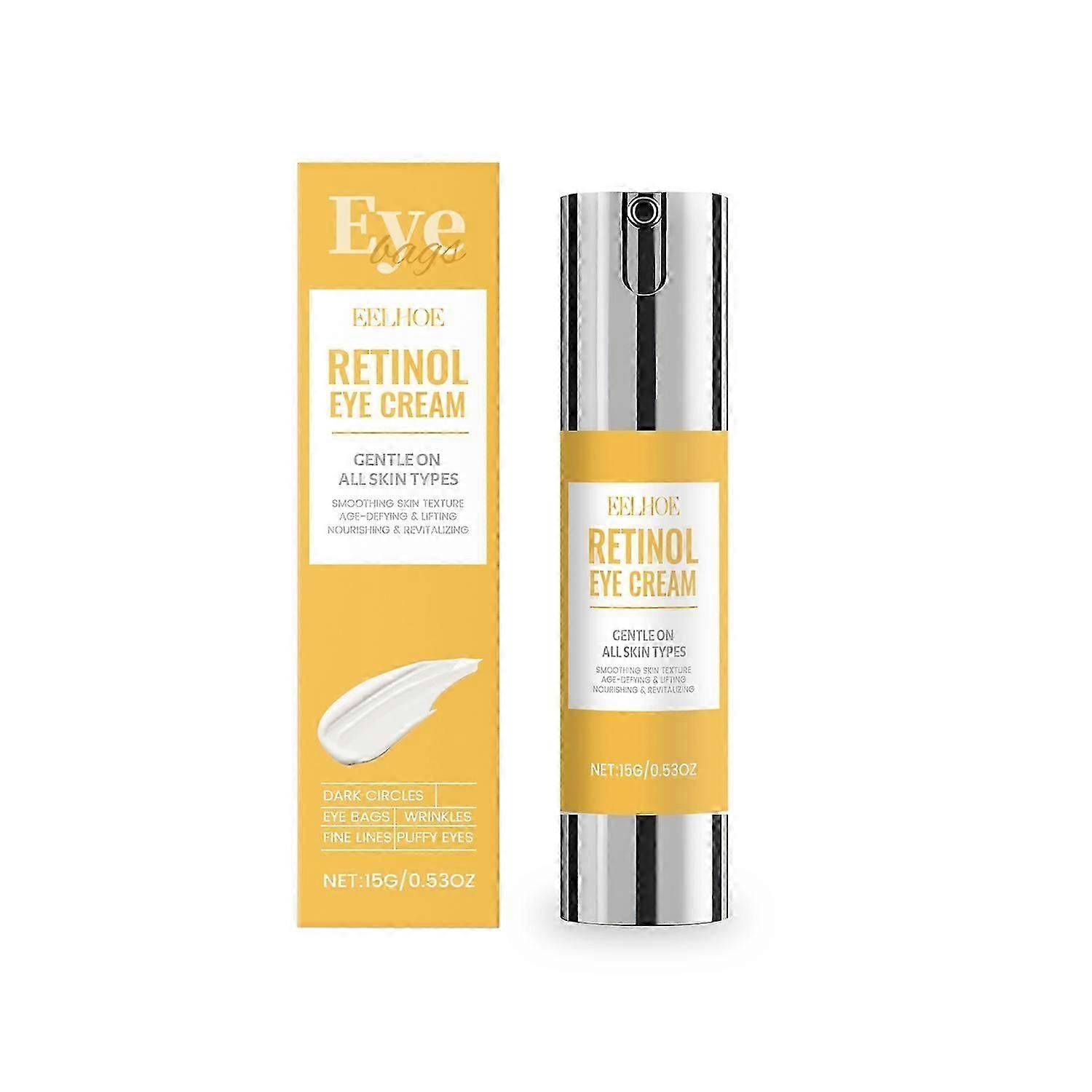 1-6x EELHOE Retinol Eye Cream for Reduces Fine Lines Firming Moisturizing 15g Anti-Aging Under Eye C