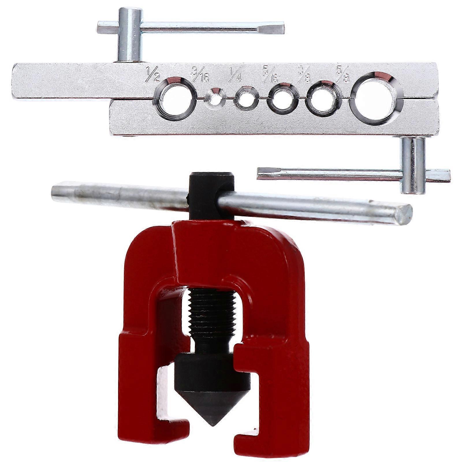 Red Heavy Duty Flaring Tool for Pipe Use with 45 Degree Angle 1 Unit