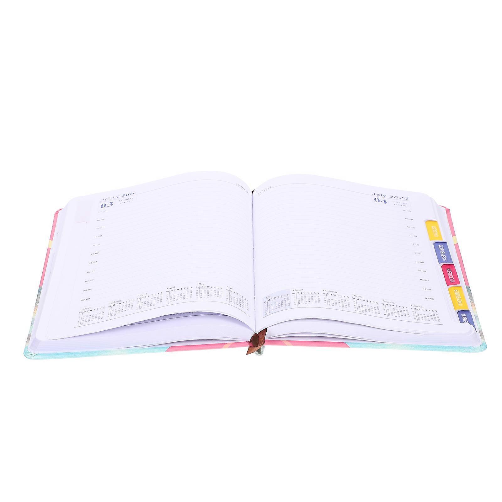 Weekly Planner Notepad Schedule Planning Notebook for Gift Giving Pink Paper Material Function Monthly Planner 1Set
