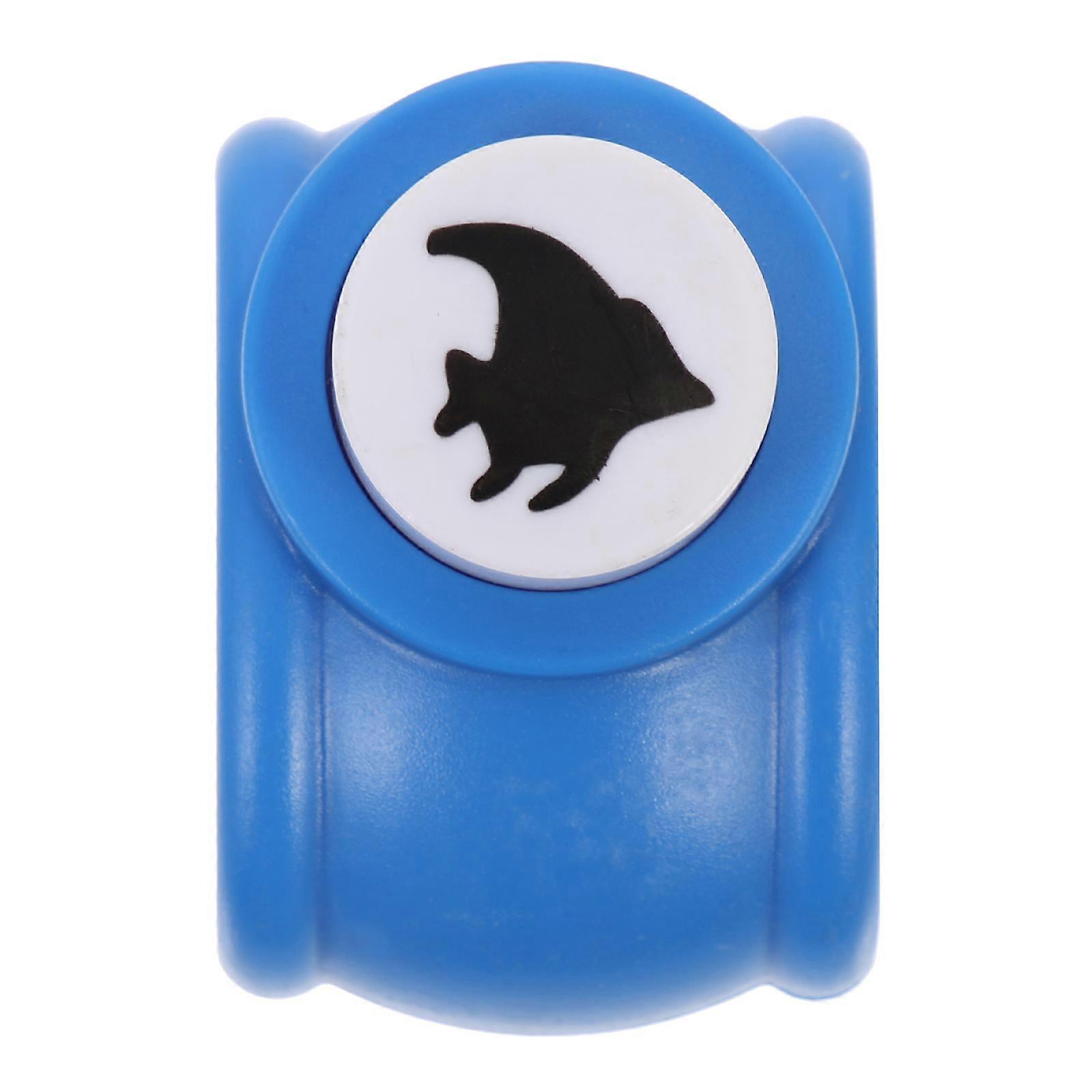 スクラップブック用ペーパークラフトツール魚の形プラスチックマルチカラータグまたはラベル作成1個