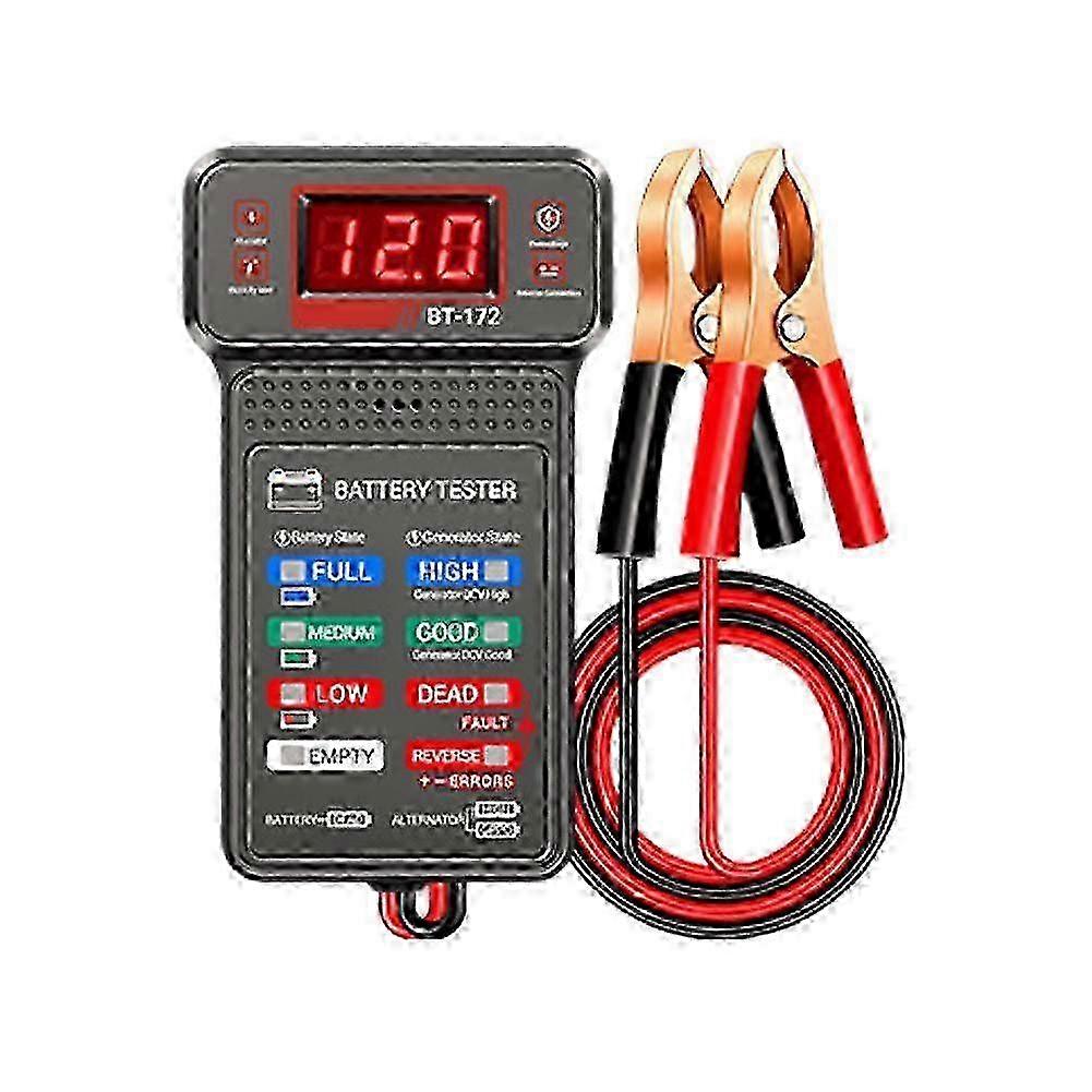 Car Battery Tester 12V Battery Load Tester Battery Analyzer Tool LCD Screen