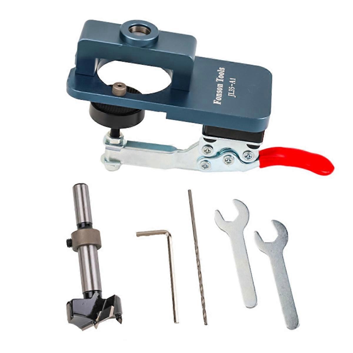  35mm Woodworking Concealed Hinge Jig Kit