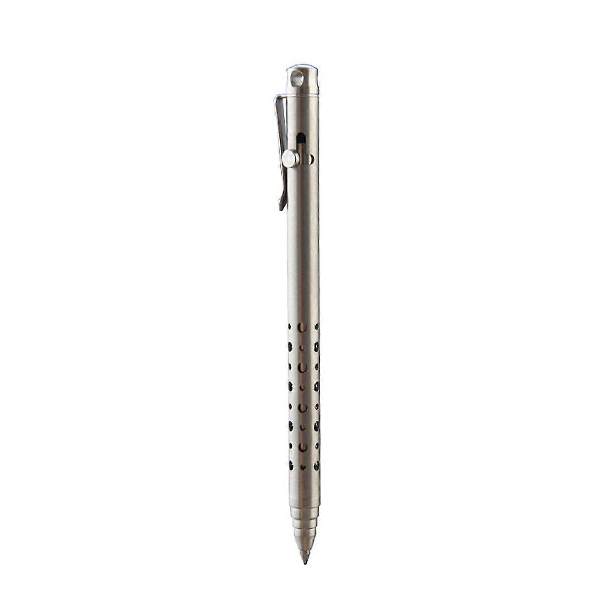 Titanium Alloy Bolt Pen, Portable Business Signature Pen