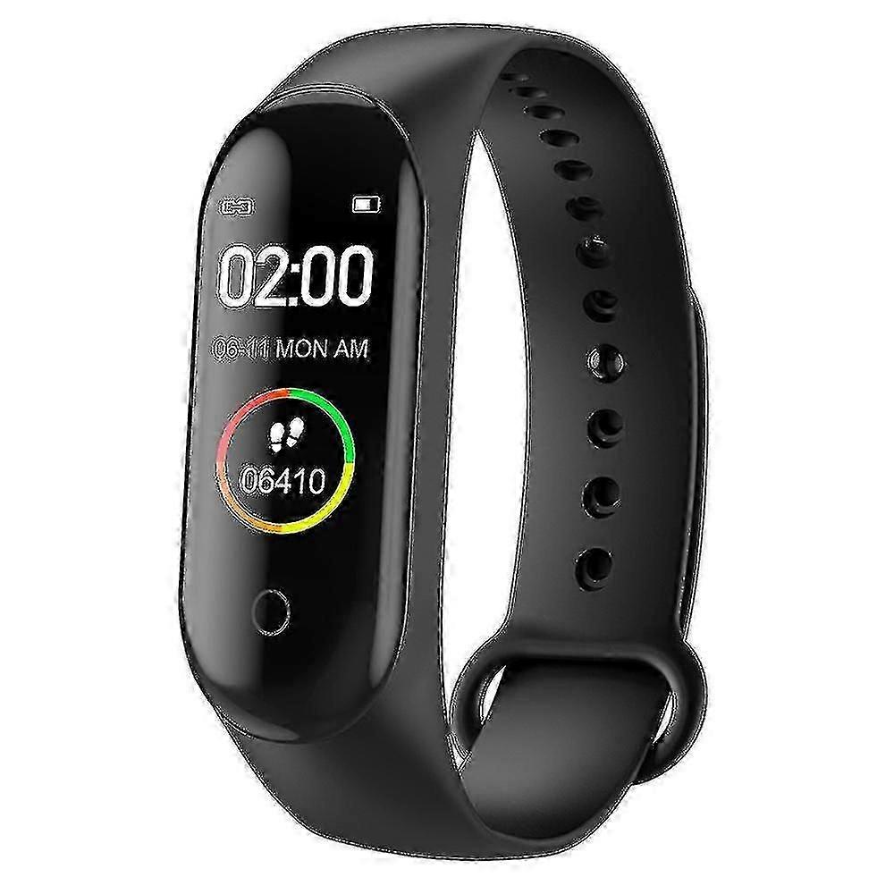 Smart Watch M4 Fitness Tracker puls blodtryk Step Count Mænd Kvinder ure Sport