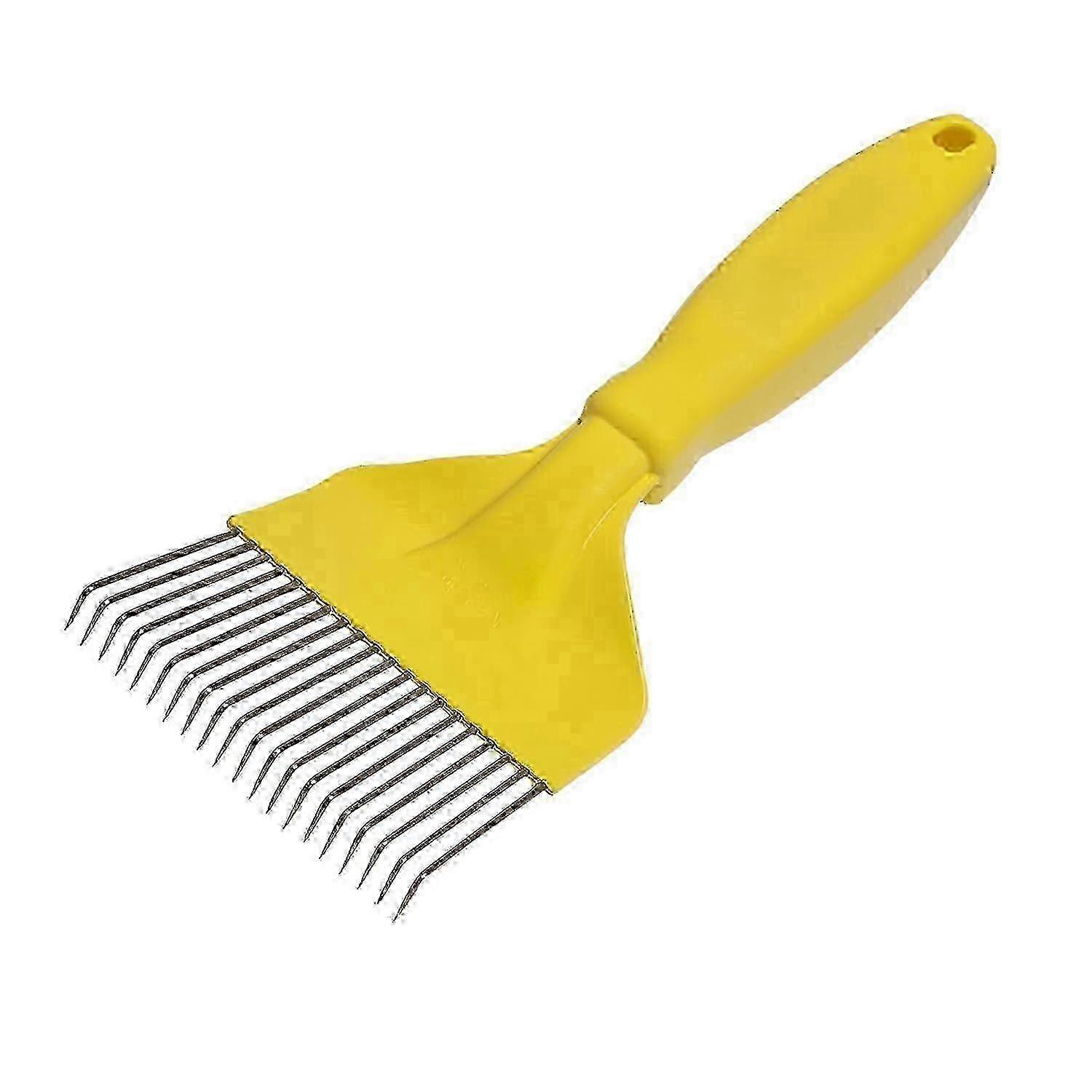 Filetizing Fork and Honeycomb Harrow with Plastic Handle and Stainless Steel Needles for Fish and Honey