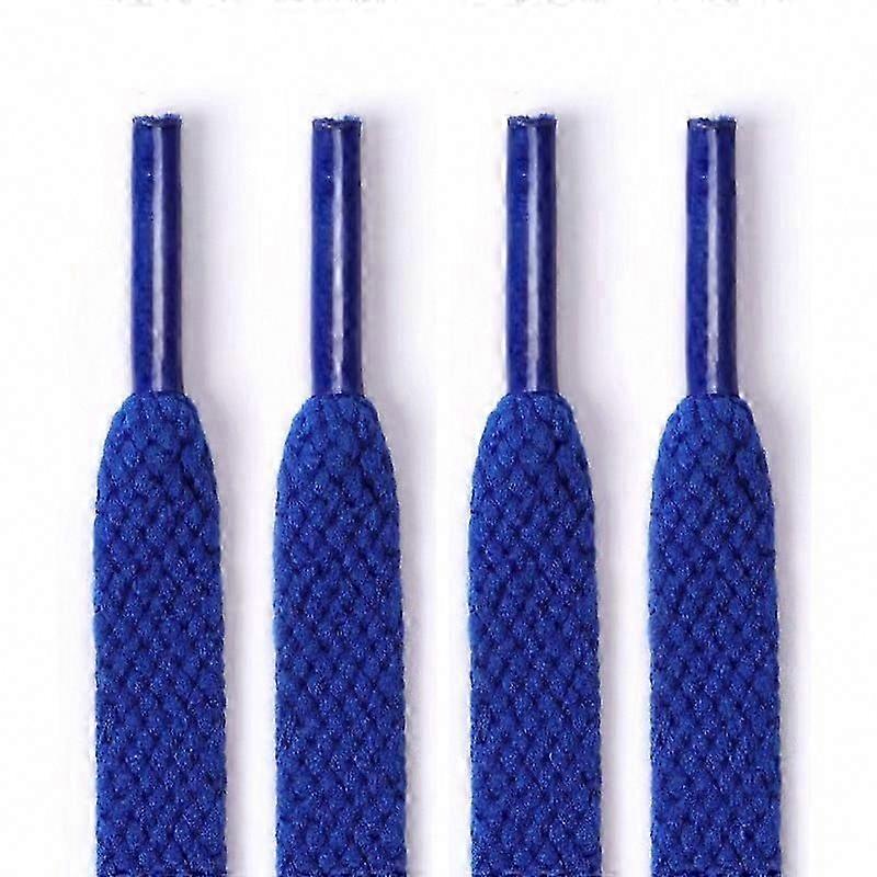 1 Pair Anti-Wear Replacement Shoelaces Flat Polyester Yarn Shoe Strings (120CM)