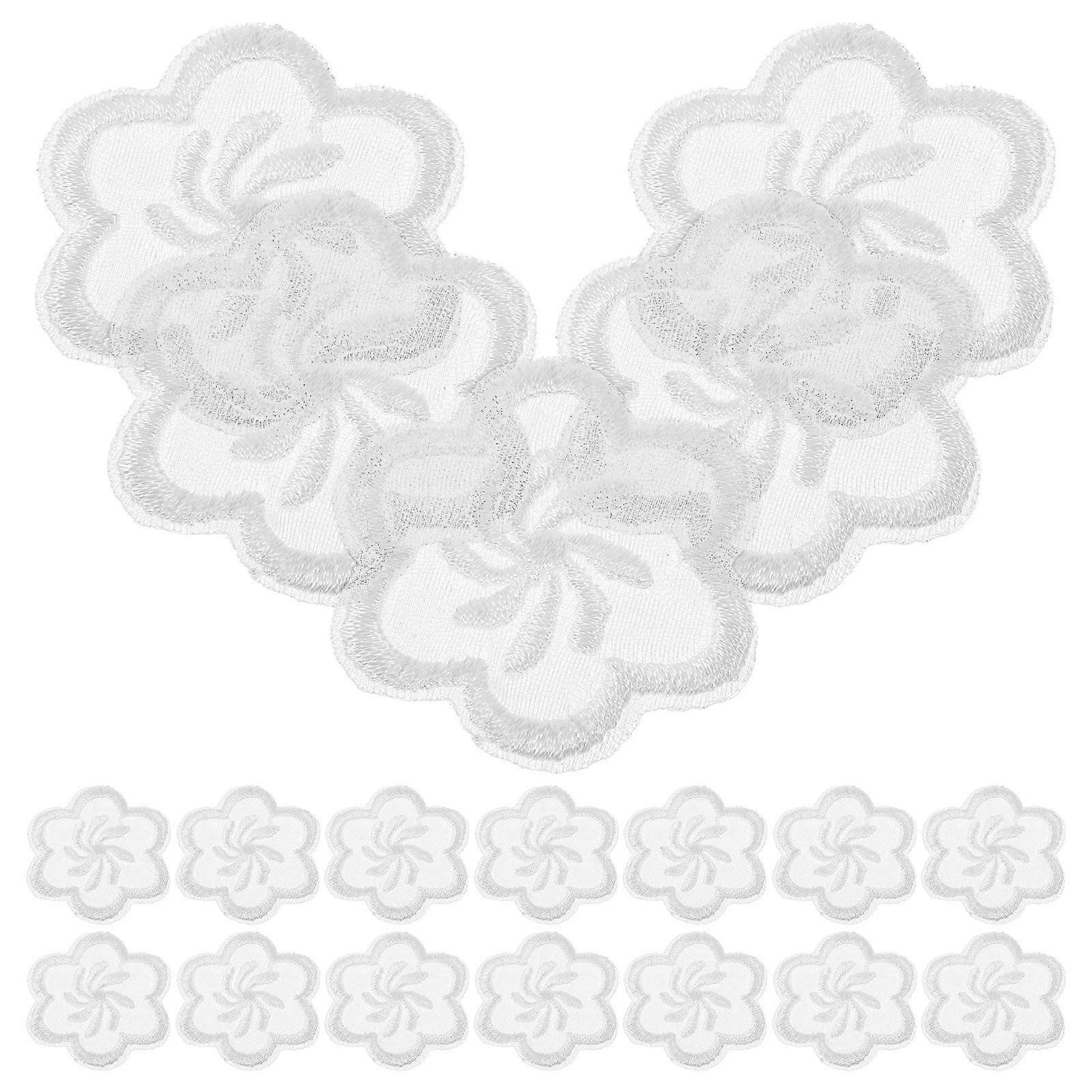Clothes Patch Decorative Sewing Patches for Repair 20Pcs Flower Pattern Patches