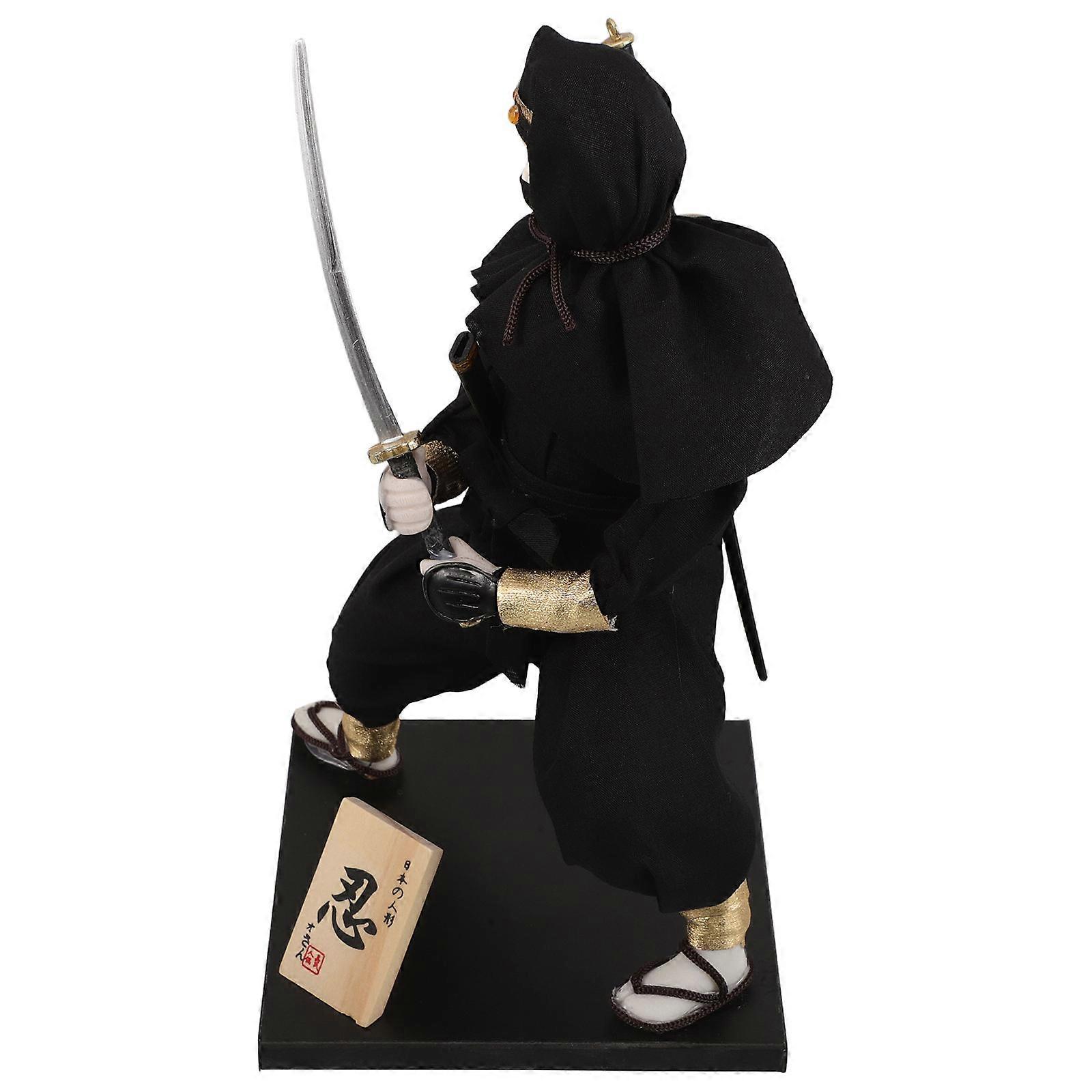 Anime Figurines Japanese Ninja Doll for Home Display 2Pcs Set