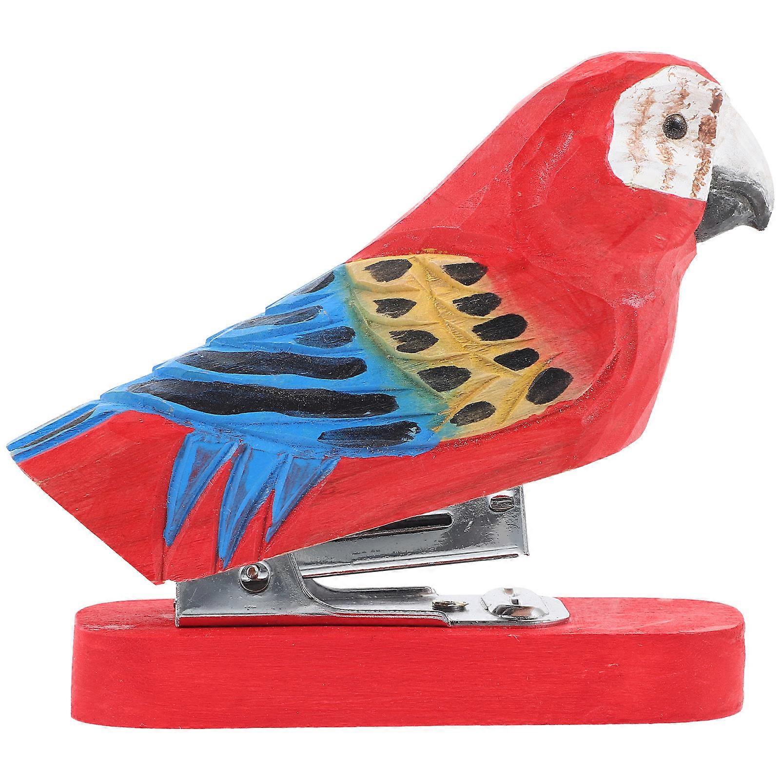 Animal Stapler Made of Wood for Paper Stapling 5Pcs Office Stapling Tool