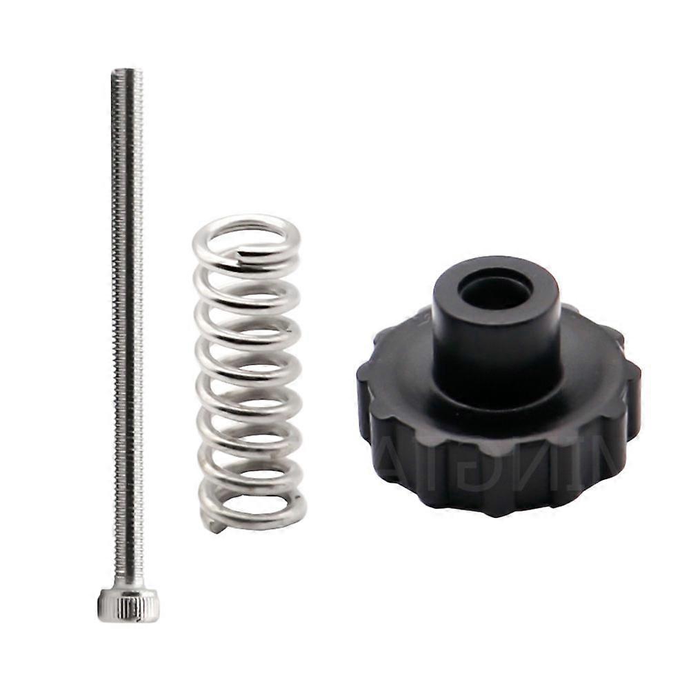 3D Printer Parts Heated Bed Leveling Screw for Platform 2Sets Black