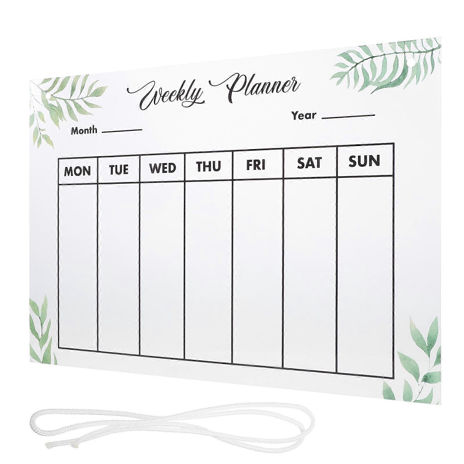 Multi Use Memo Writing Board 3 Set For Office Use 30X20Cm Acrylic Erasable Note Taking Board