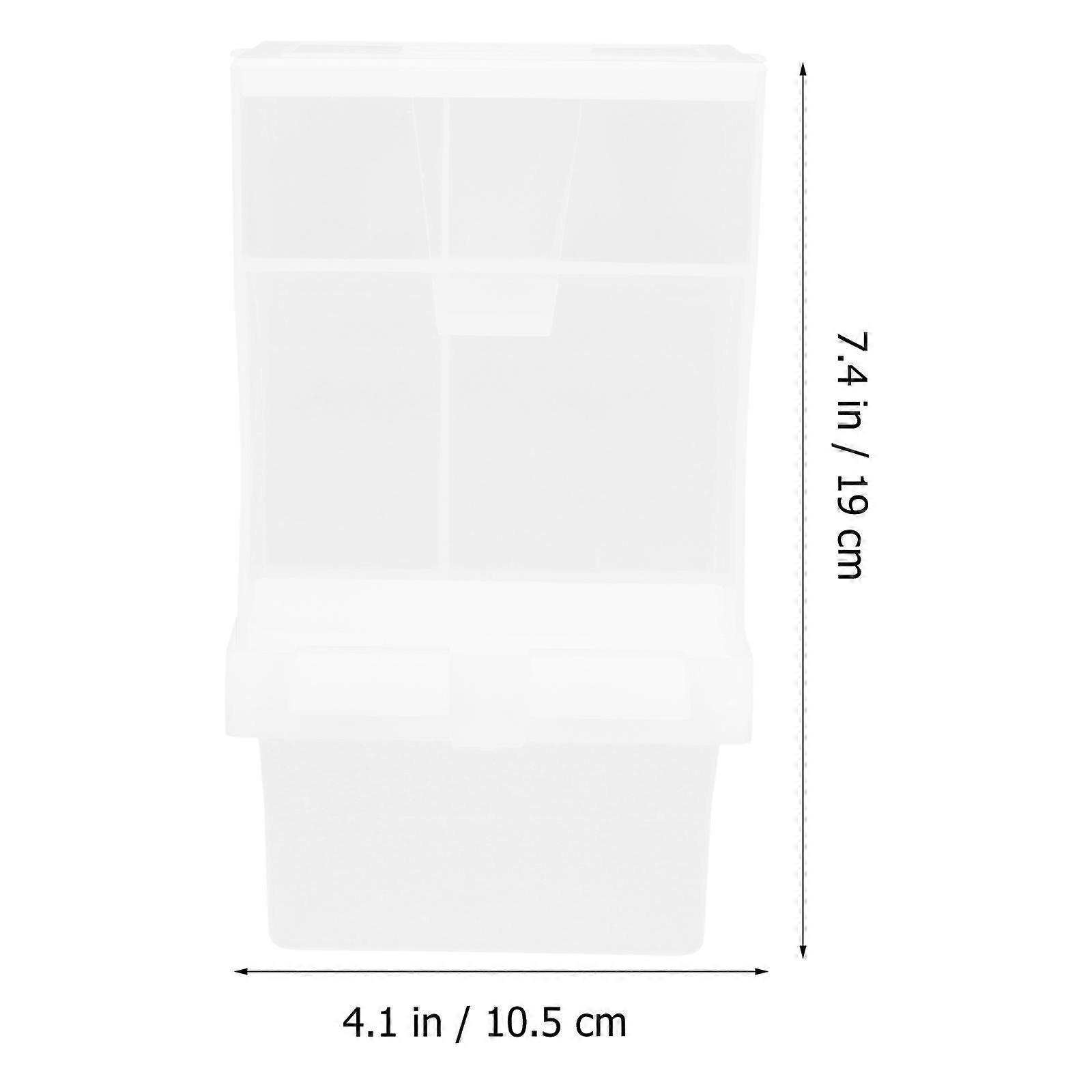 Automatic Bird Feeder 3Pcs Food Storage Box Designed For Pet Owners With Easy Cleaning Features And Arc Sliding