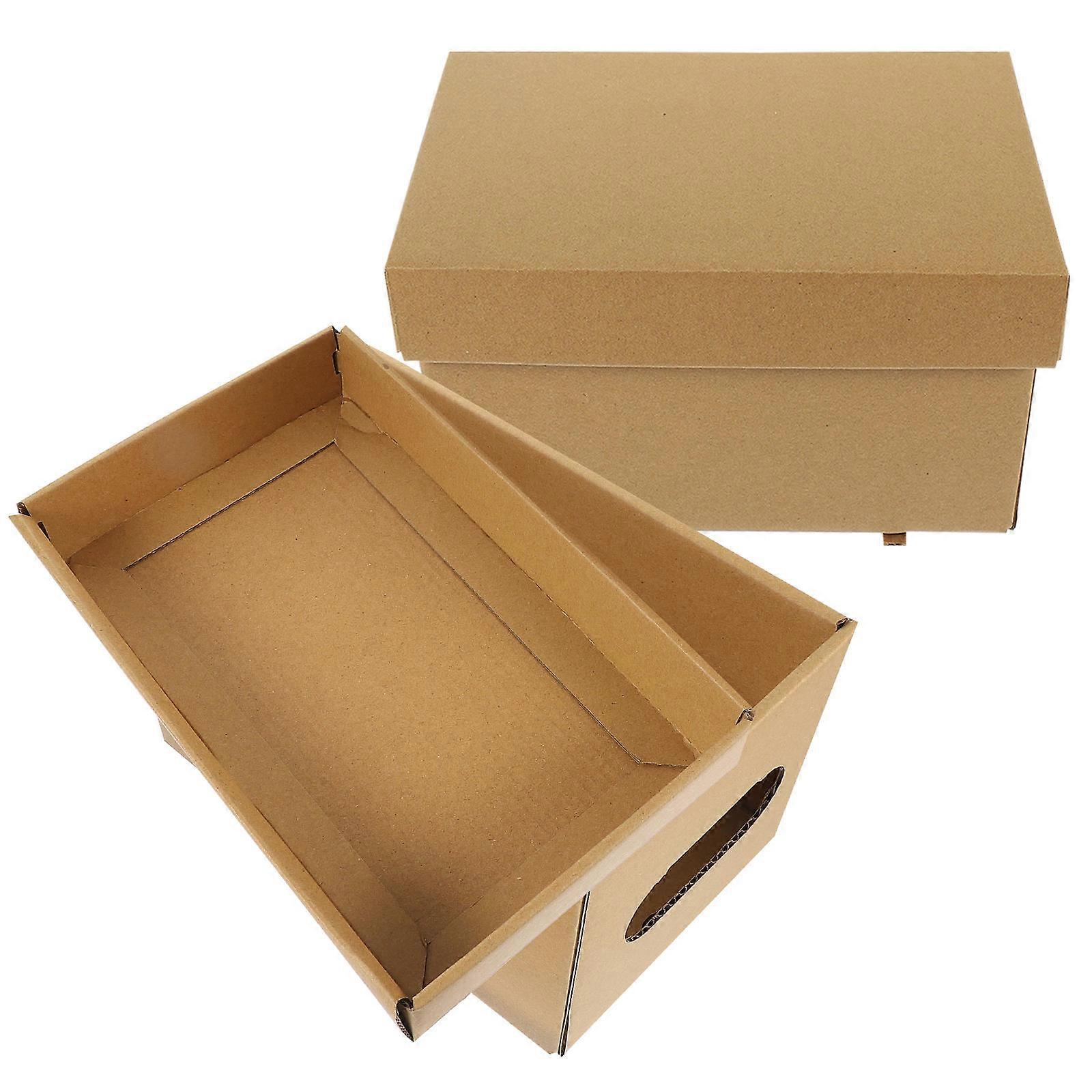 Paper Storage Box Sundries Storage Case for Office Use 4Pcs Organizer