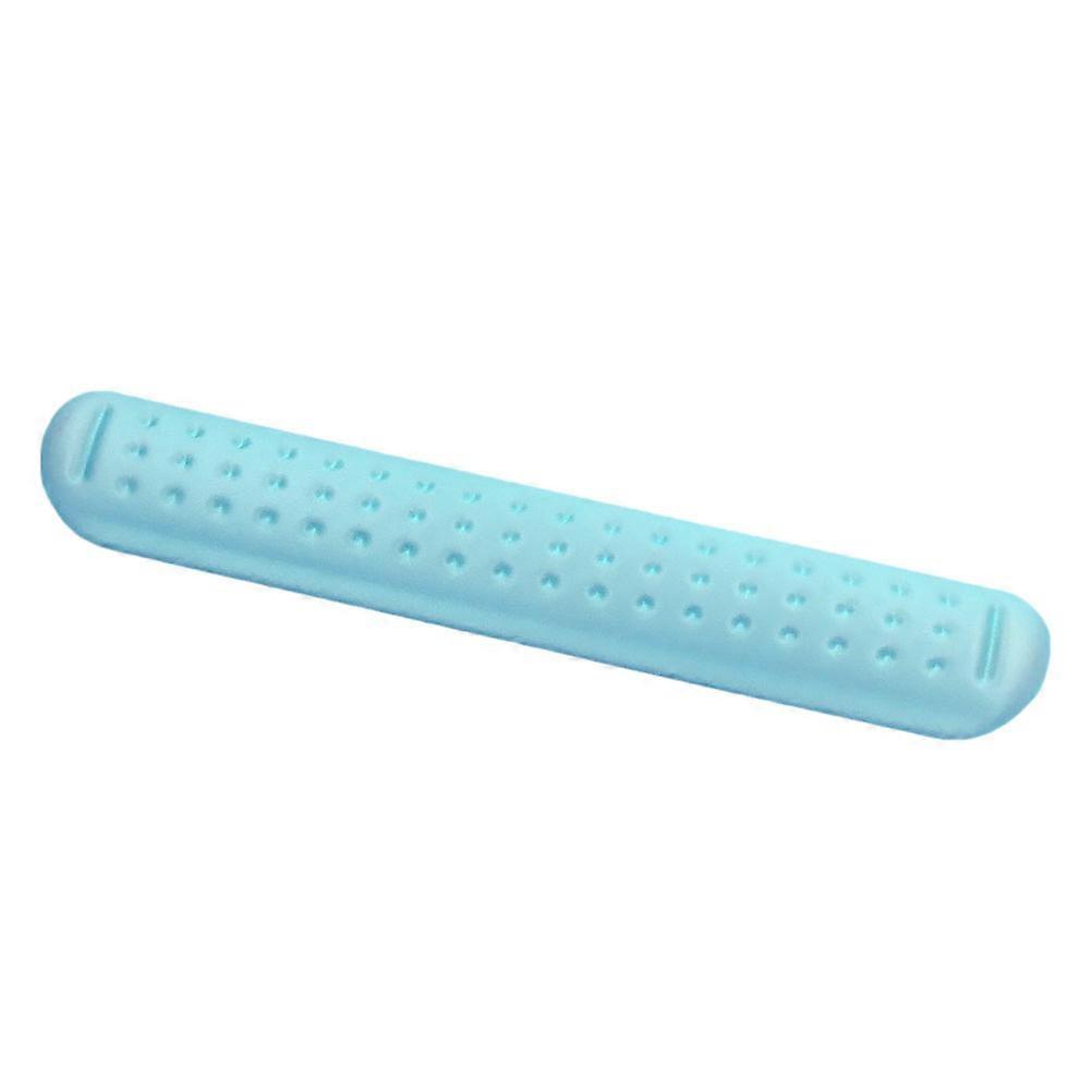 Stress Relief Wrist Cushion For Students And Teachers Made Of Silicone Fabric 43X6.5CM Rectangular Shape 2Pcs
