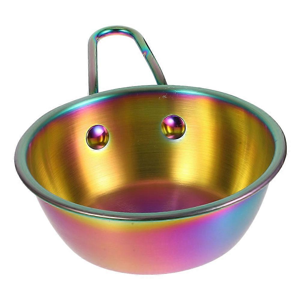 Multi Purpose 2Pcs Korean Style Rice Wine Bowl With Handle For Dipping Sauces Ideal For Family Gatherings