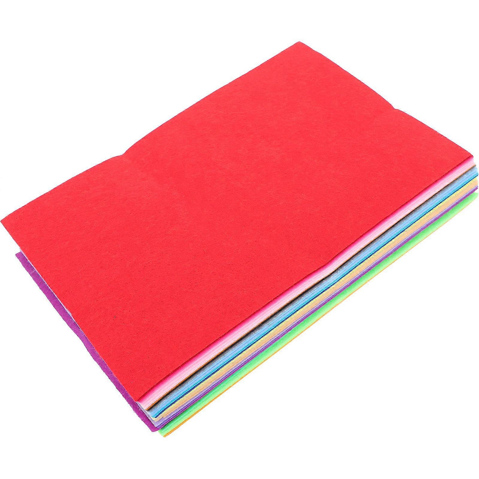 Felt Fabric Sheet 200 Sheets Assorted Color For Craft Projects Children Embroidery 200Pcs