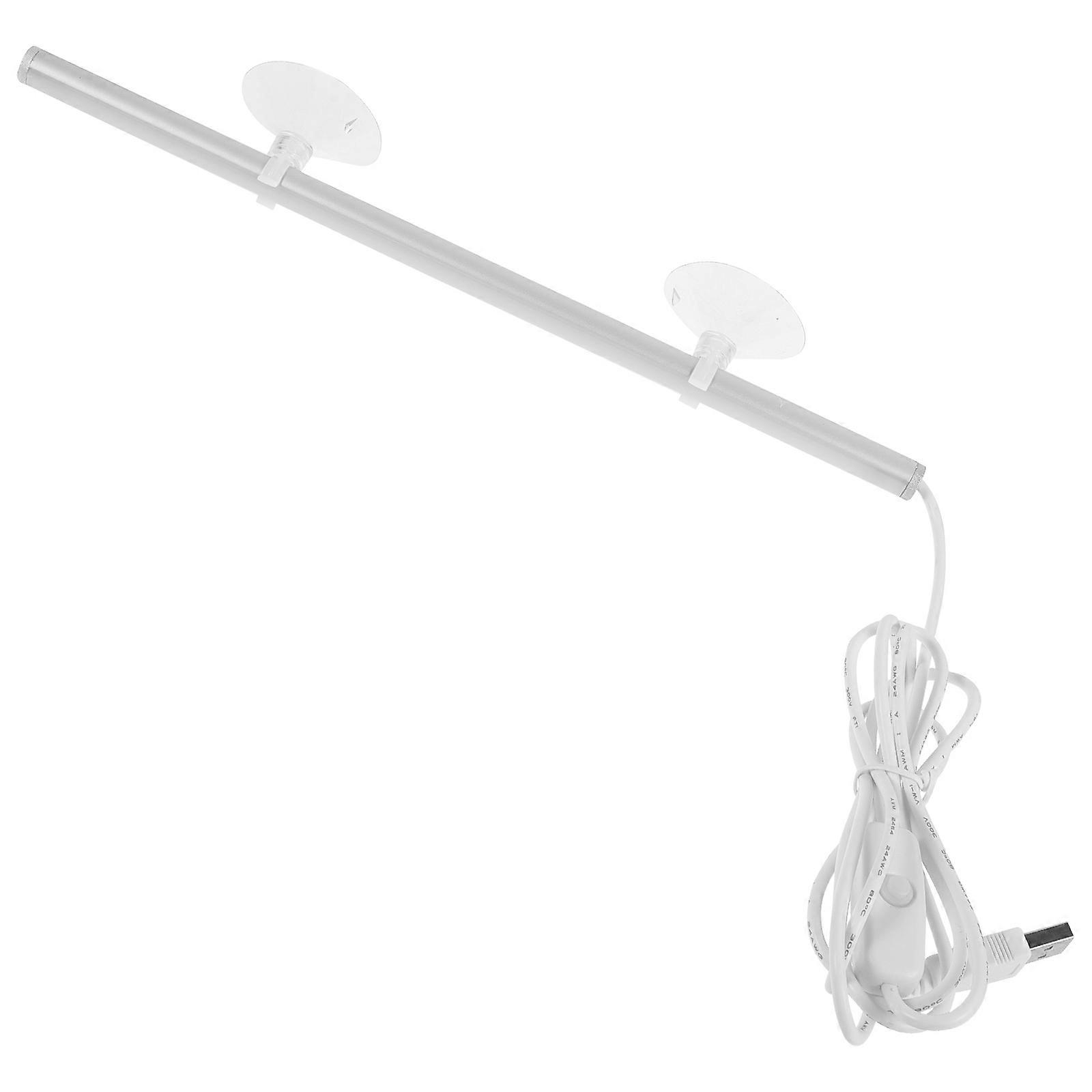 Fake Flame Lamp 3Pcs LED Lighting Ambient Light For Bedside And Dinner Table White Rectangular Nordic Style Decorative Lighting