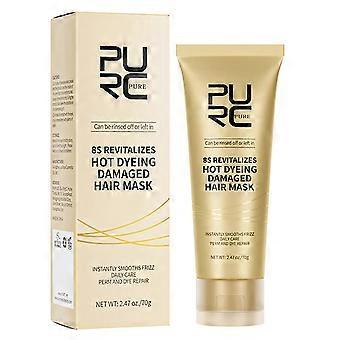 Mascarilla capilar revitalizante de 8 segundos para cabello teñido y dañado. Fórmulas hidratantes y suavizantes instantáneas para todo tipo de cabello. 26 segundos.
