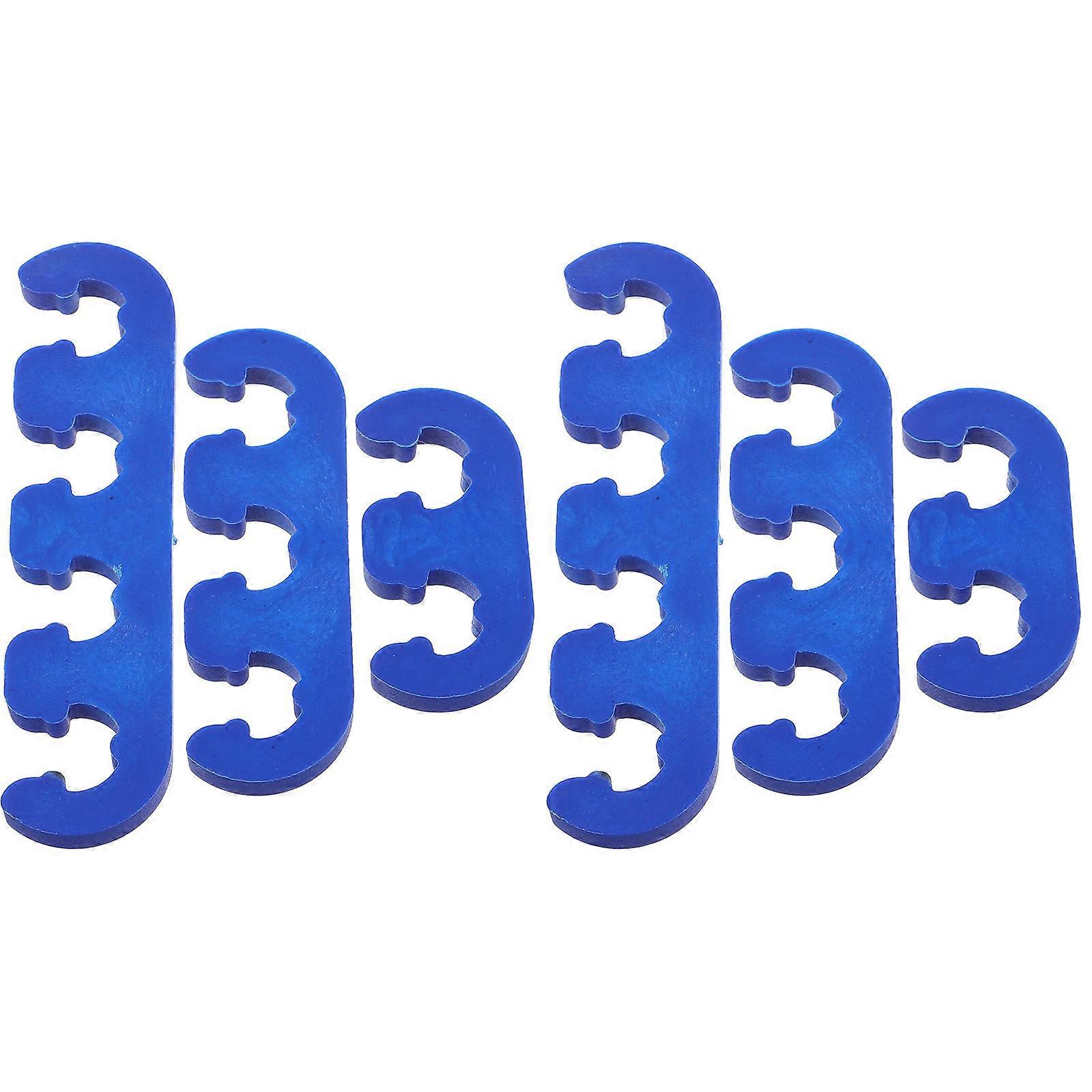 Spark Plug Wire Separators Plastic 7.70X1.90X0.45CM Vehicle Maintenance Wire Organization 6Pcs