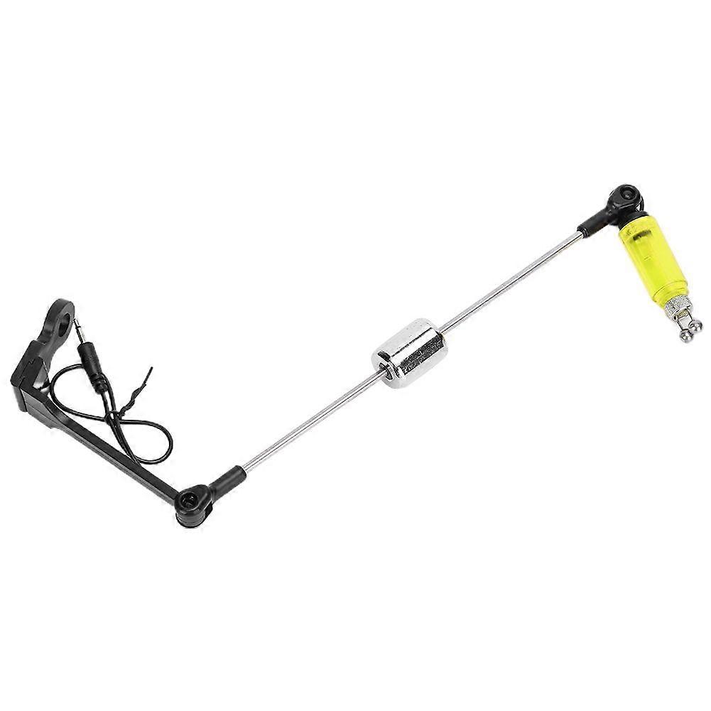 Fishing Bite Alarm Signal Device Hanger Swing Bite Indicators European Alarms Accessory with LightYellow