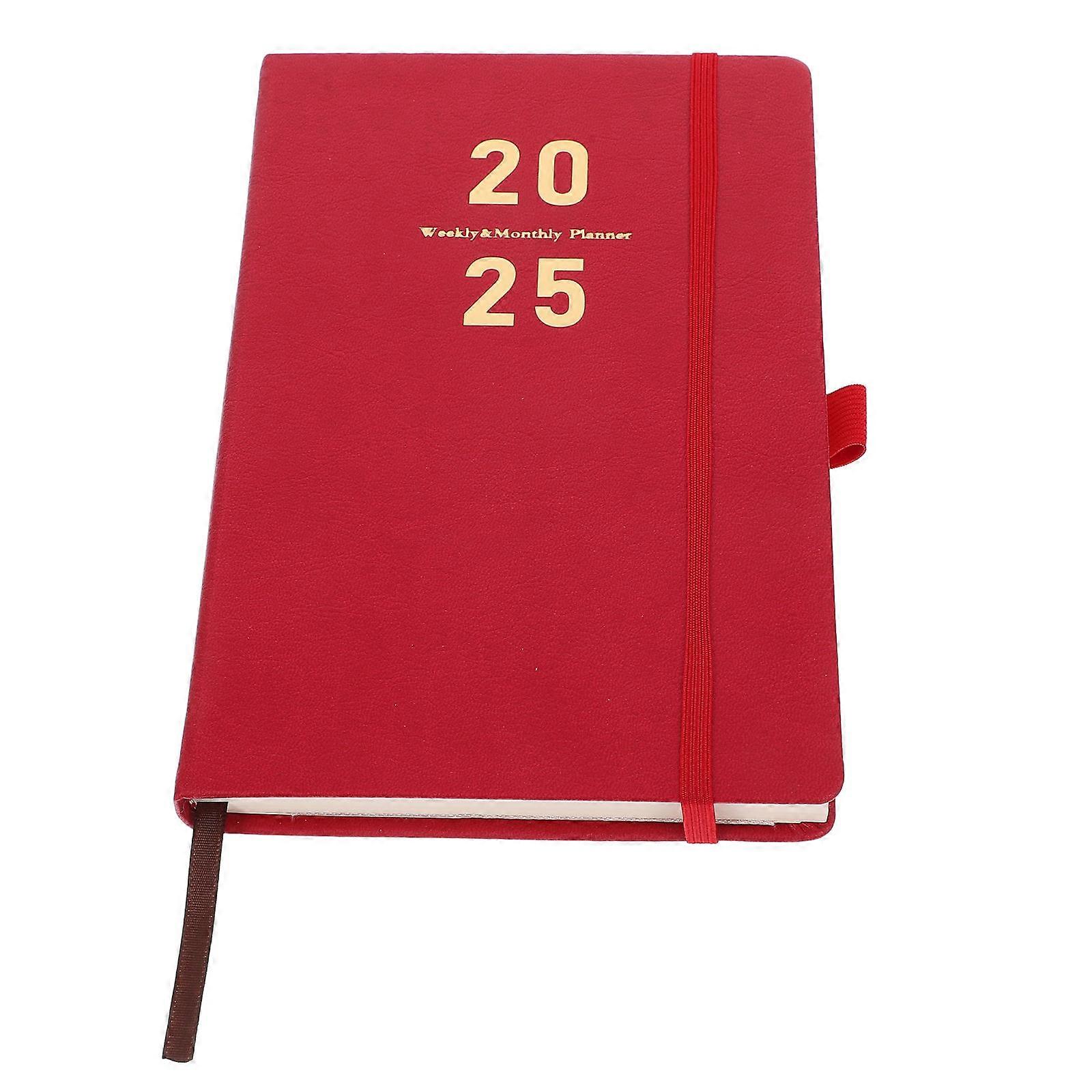 2025 Office Planner Book Ideal For Students And Office Workers In A5 Size With Material For Creative Writing