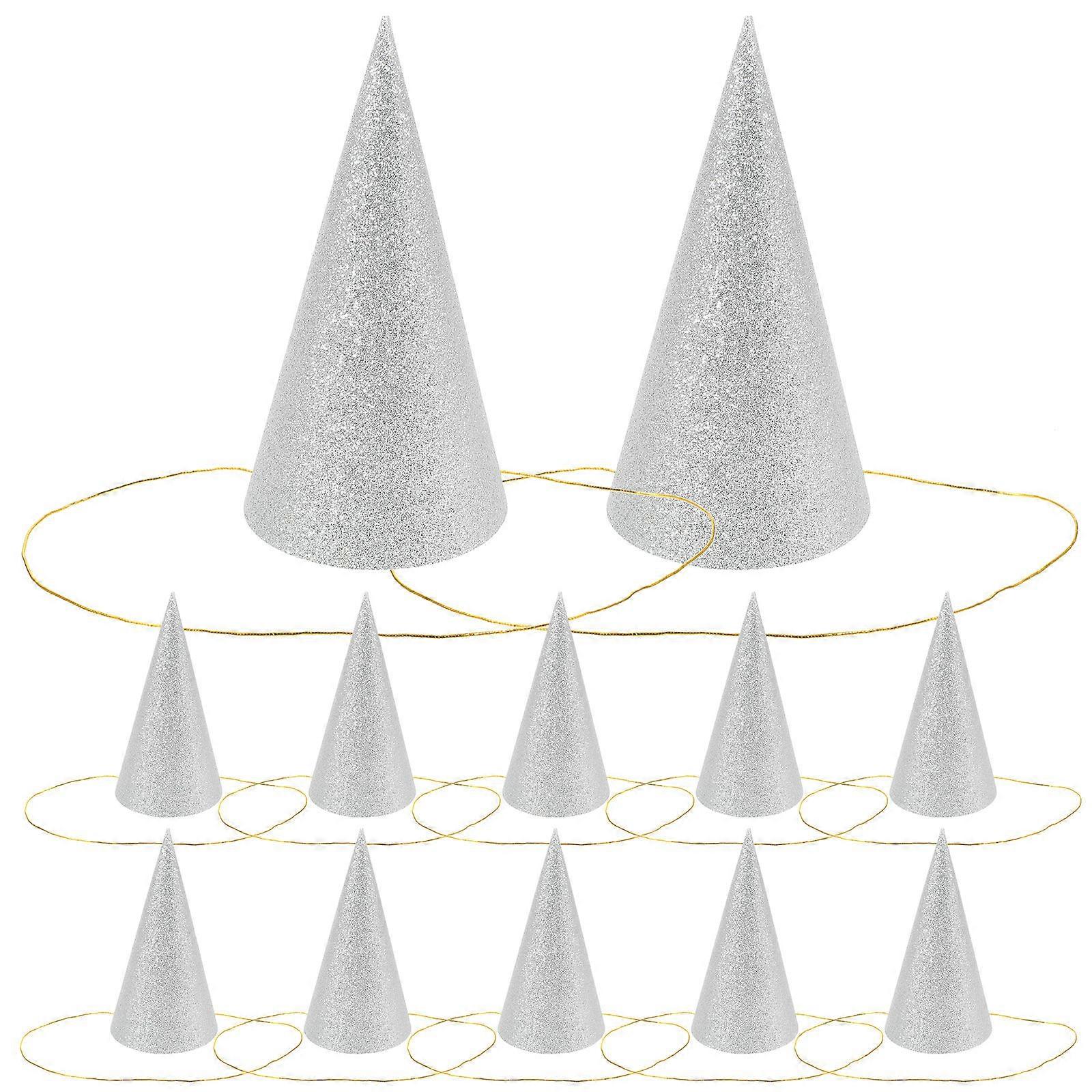 Crown Hat 12Pcs Silver for Birthday Use with Alldaystability Feature