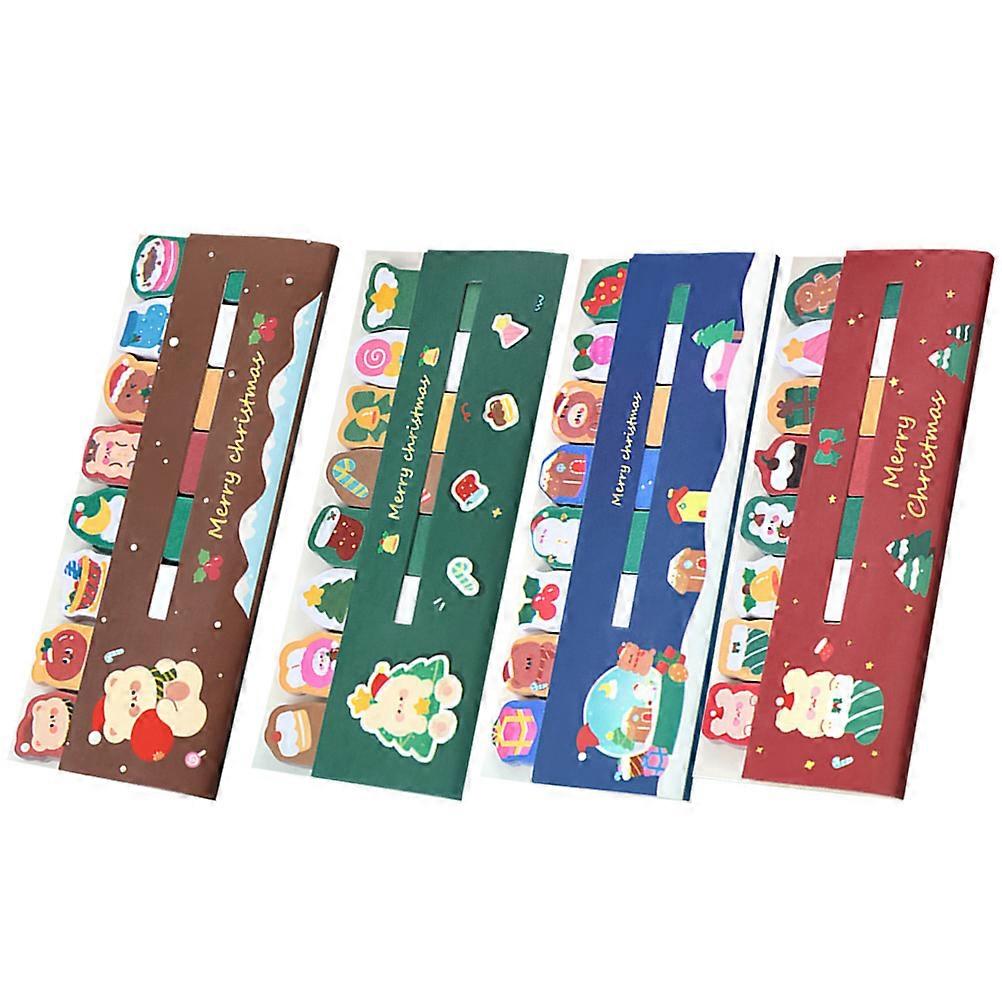 Sticky Tabs Students Page Markers for Decoration 3Pcs 4 Books Collection