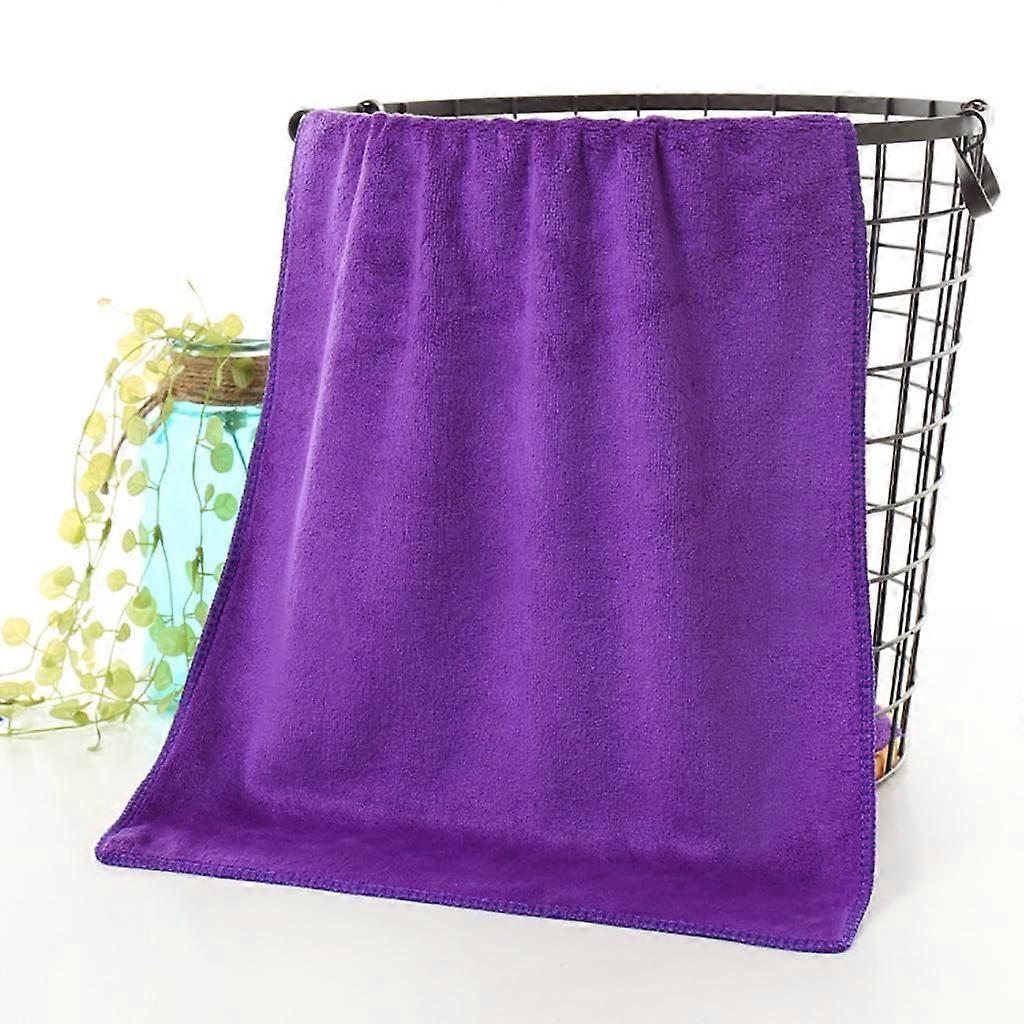 LWZWM Ultra Soft Bath Towel Extra Large Absorbent Superfine Fiber Large Soft Comfortable Bath Towel for Bathroom Shower Pool Hotel Beach (Purple)