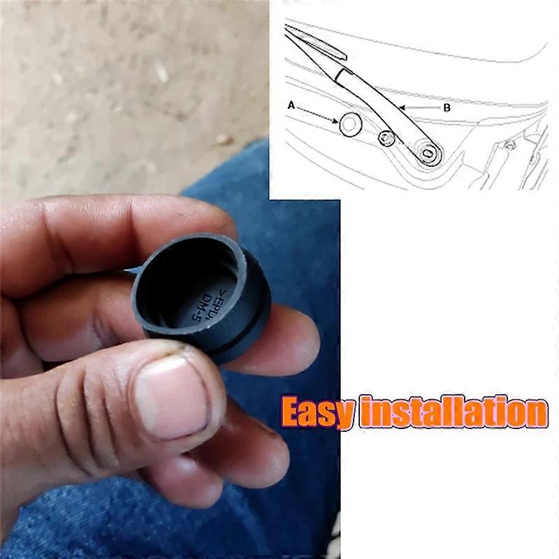 2X Frontscheibe Wischer Arm Mutter Abdeckung Kappe Bolzen Klinge Arm Mutter Kappe für 983804H050